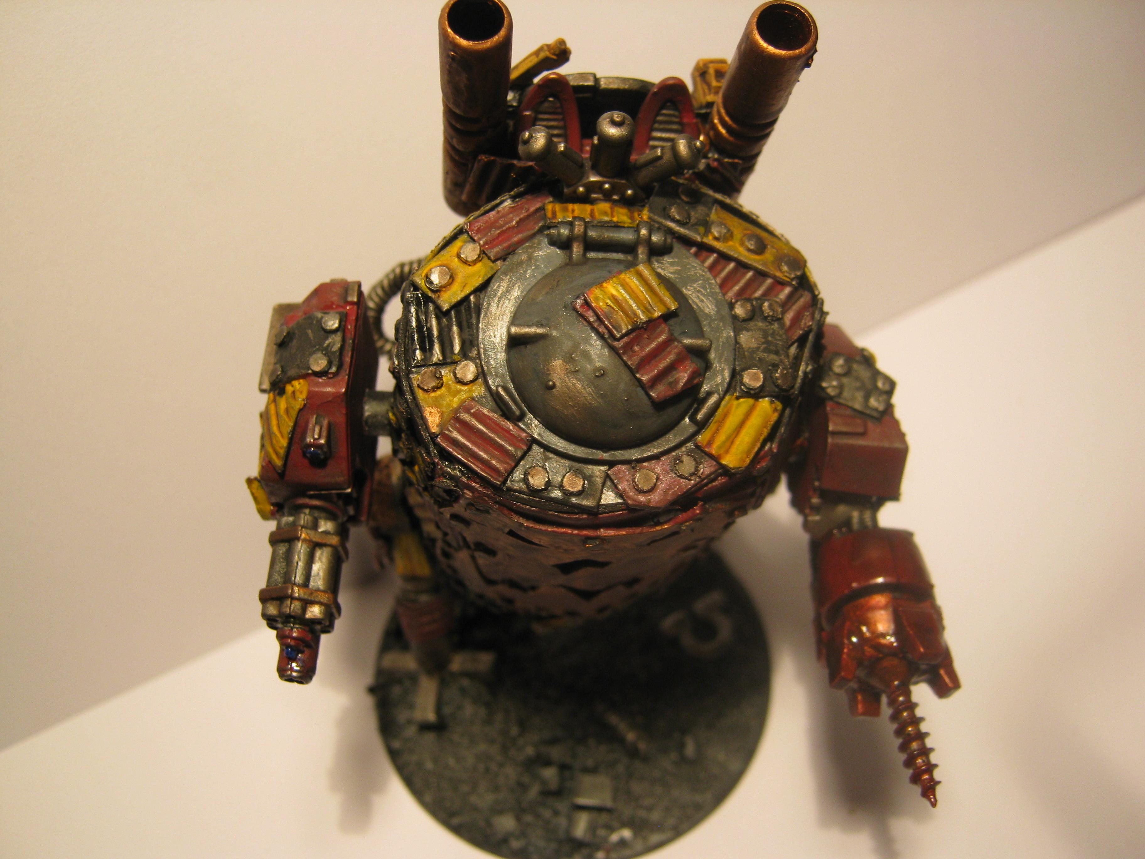 Deff Dread, Evil Sunz, Killy, Orks, Scratch Build, Warhammer 40,000