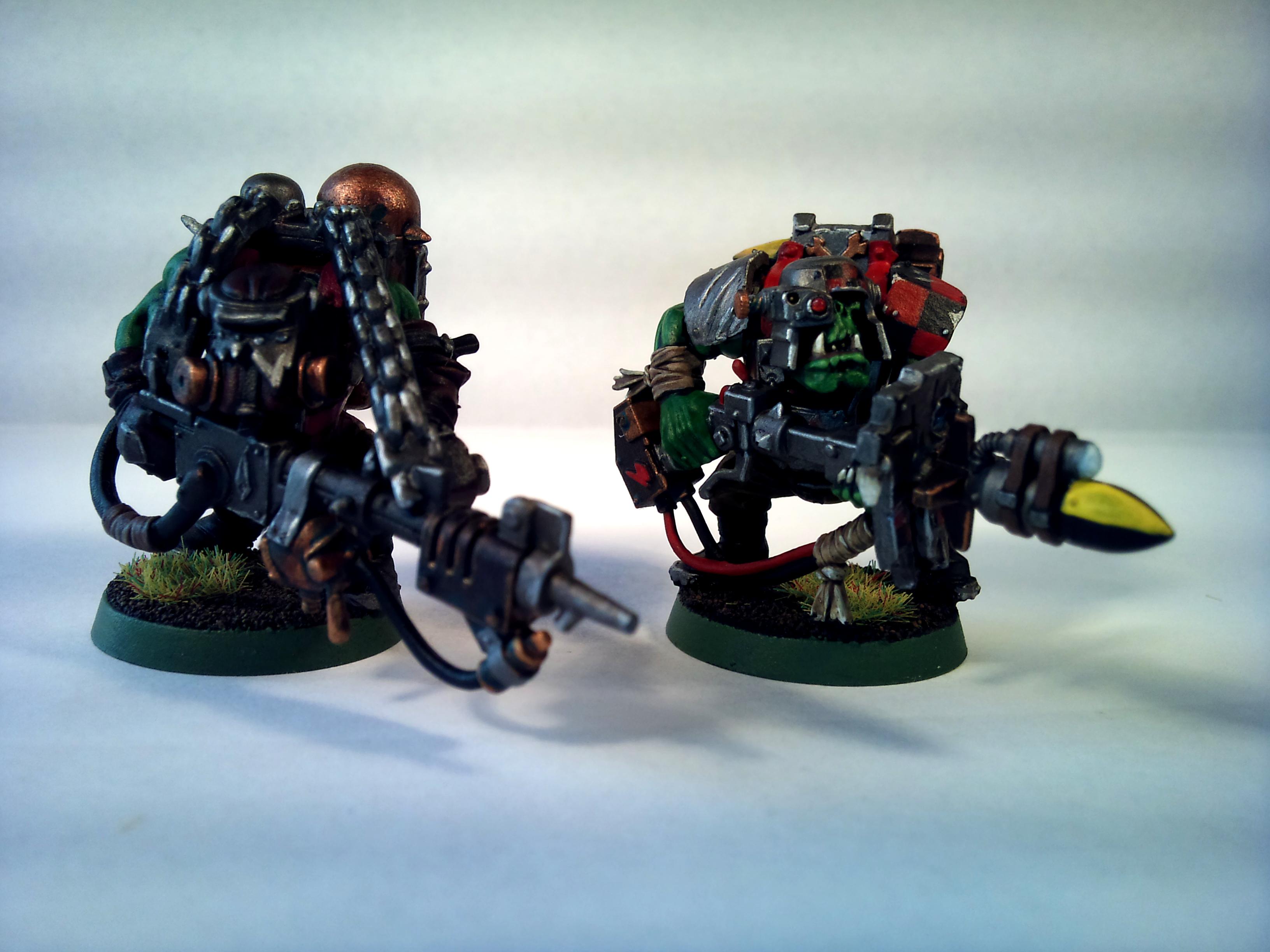 Burna Boyz, Ork Boyz, Orks, Rokkit