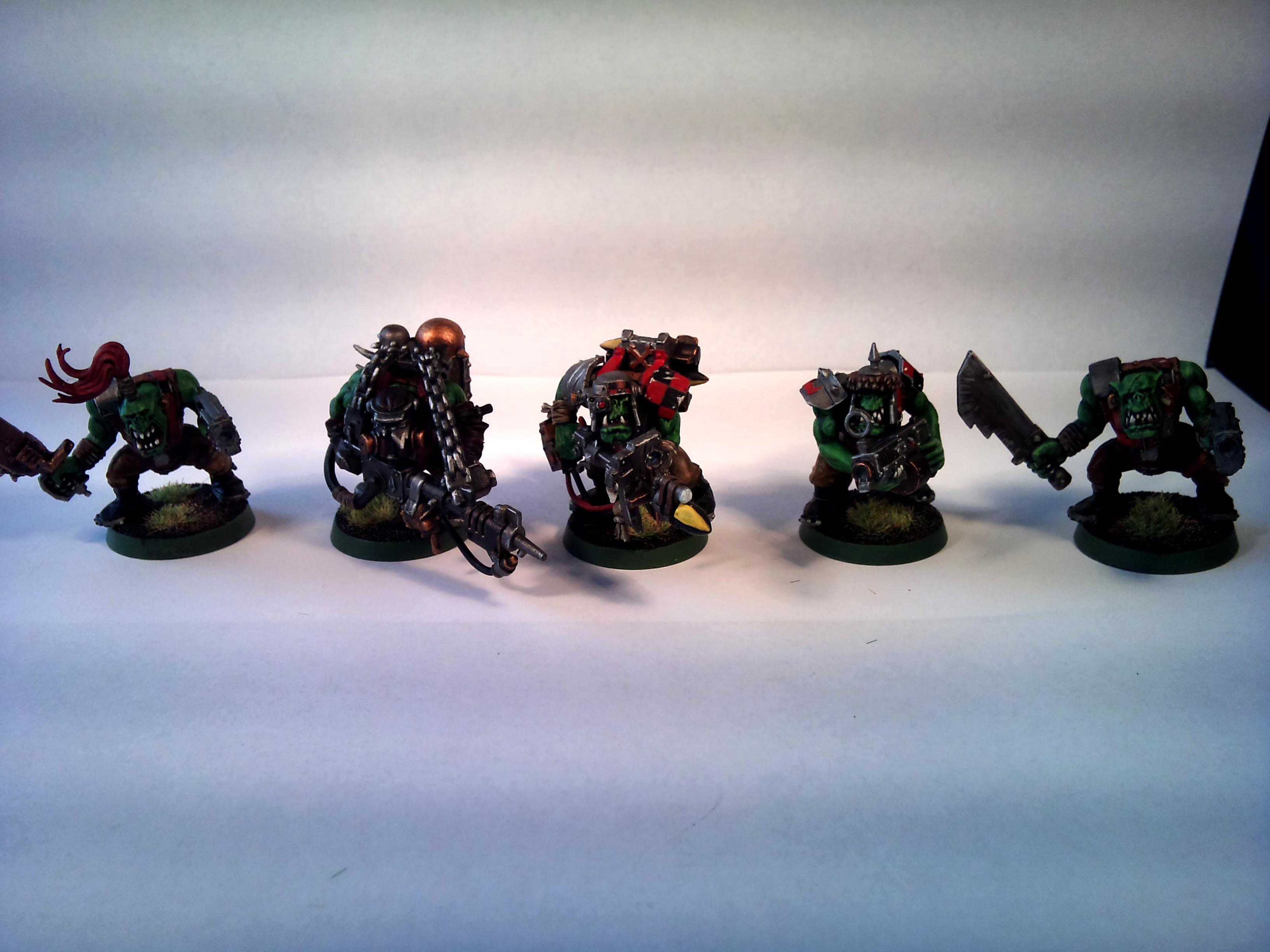 Burna Boyz, Ghazghkull Thraka, Ork Boyz, Ork Nobz