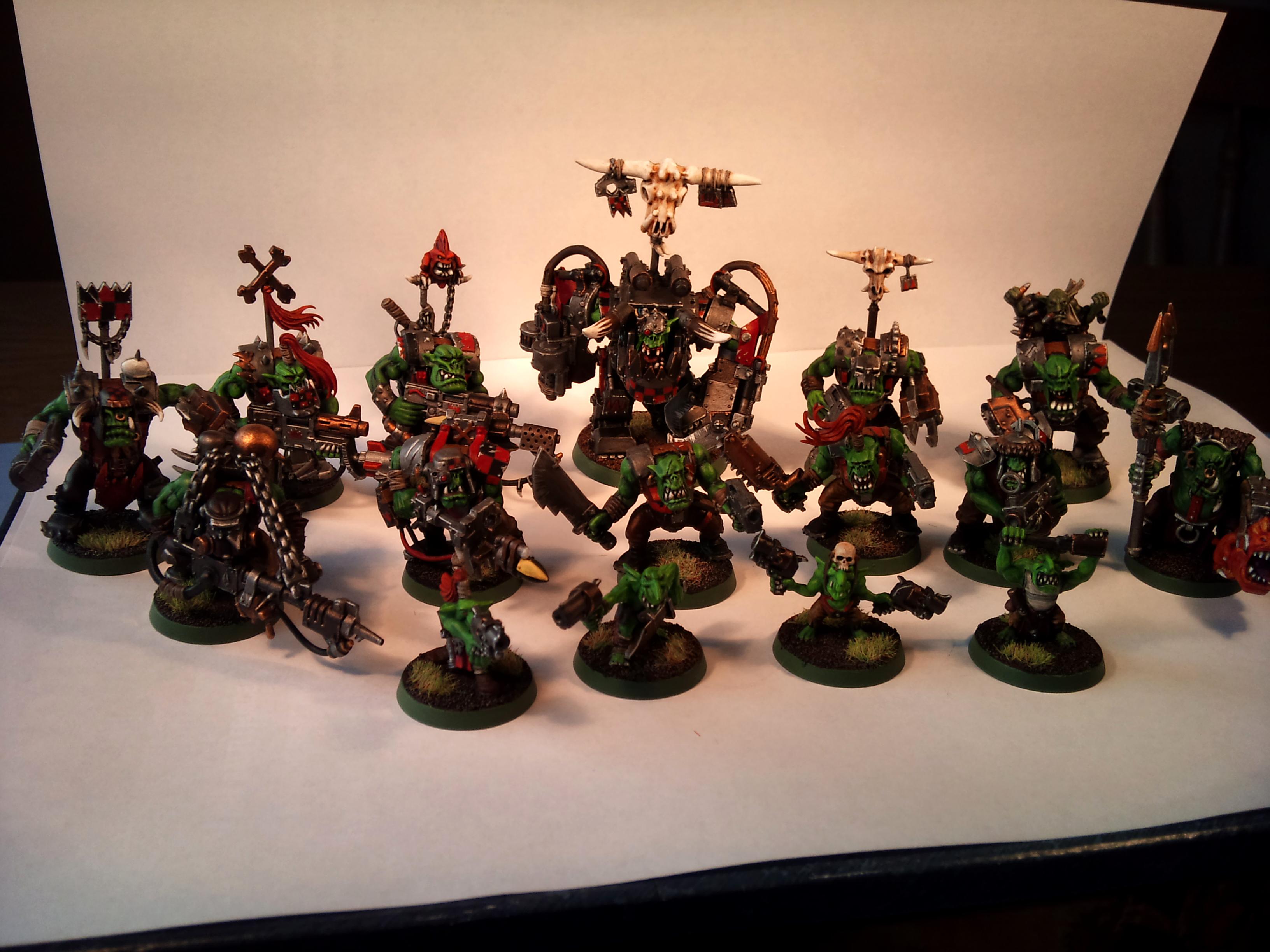 Burna Boyz, Ghazghkull Thraka, Ork Boyz, Ork Nobz