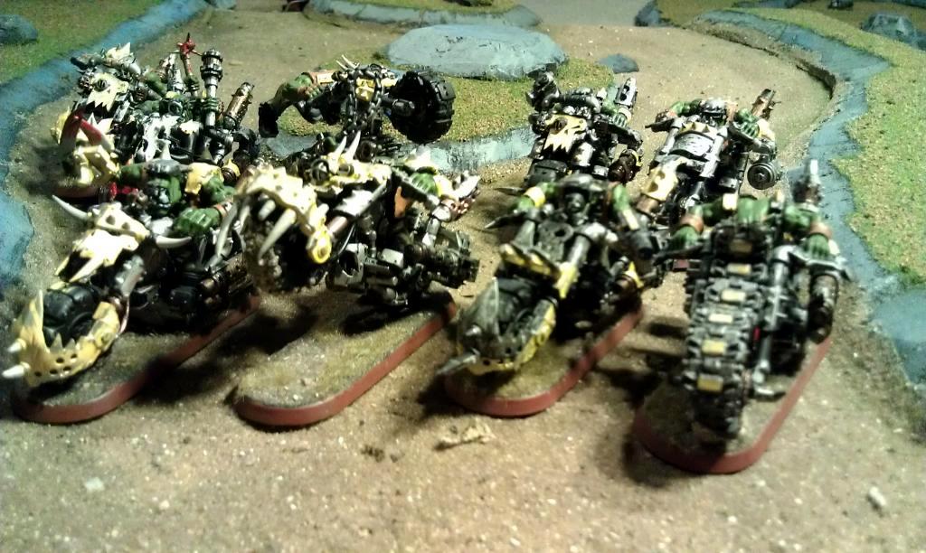 Bad Moons, Orks, Warbikers, Warhammer 40,000