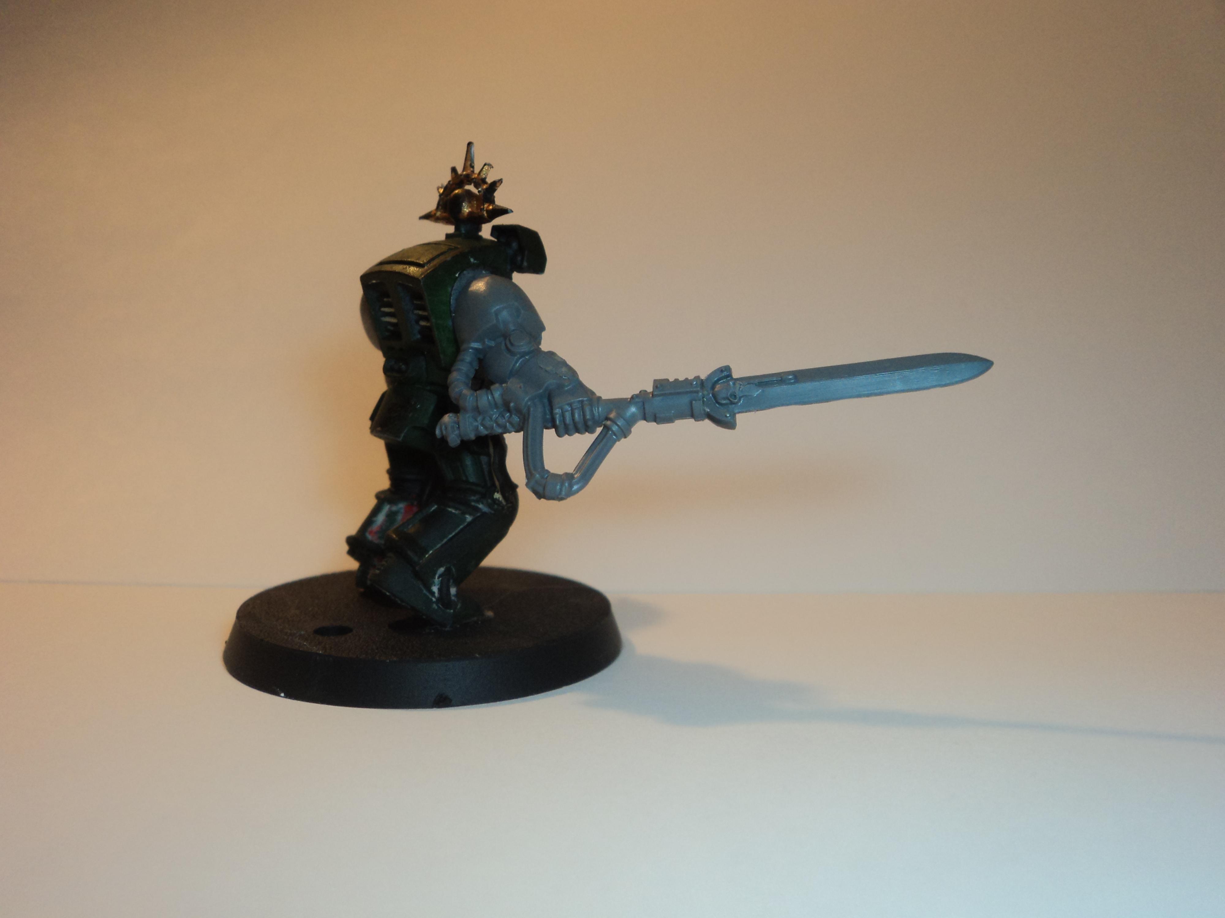 Sarge w power sword and storm bolter
