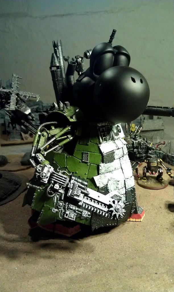 Bad Moons, Orks, Stompa, Warhammer 40,000, Work In Progress, Yoshi