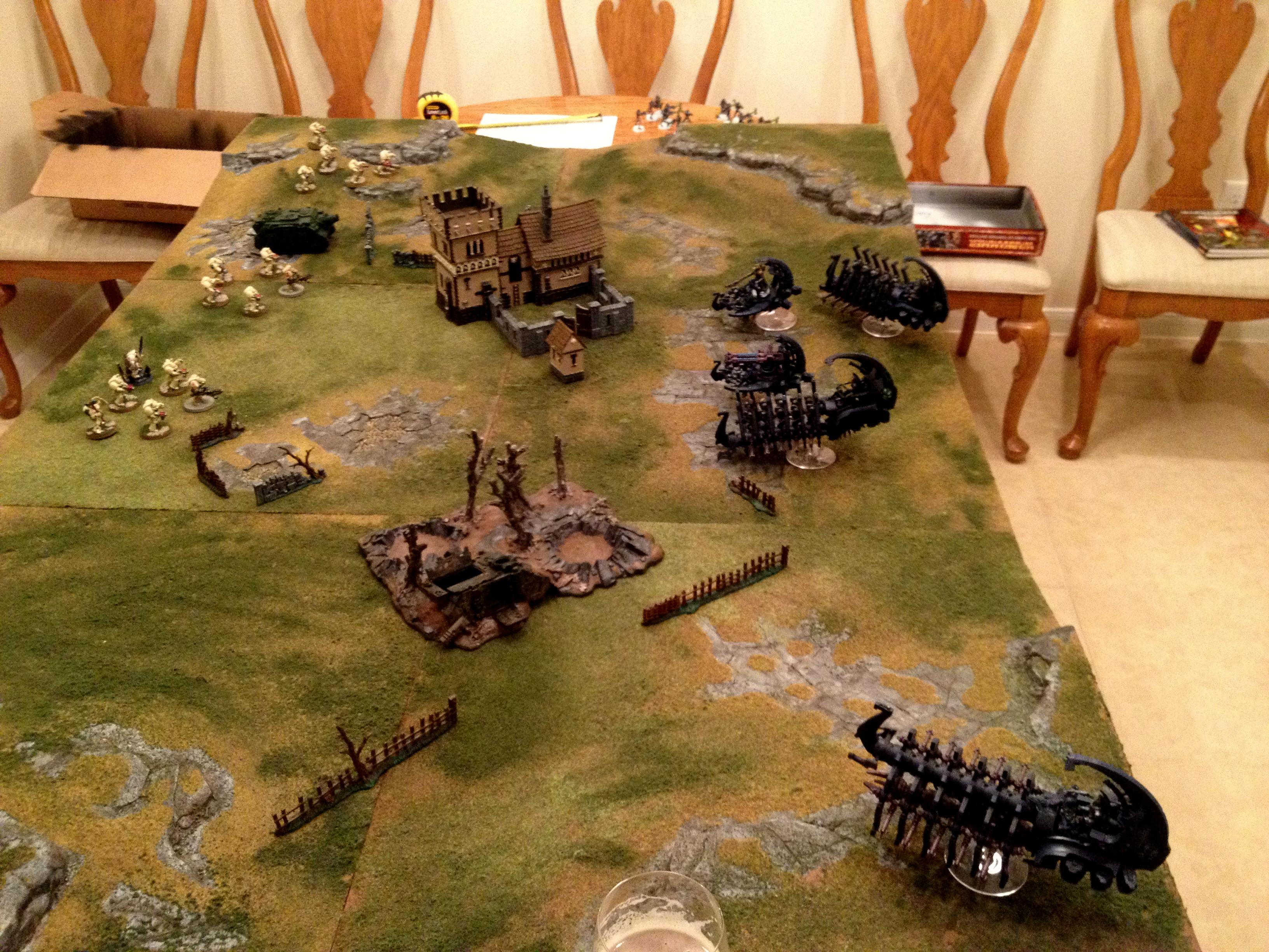 Necron Vs Deathwing 1000