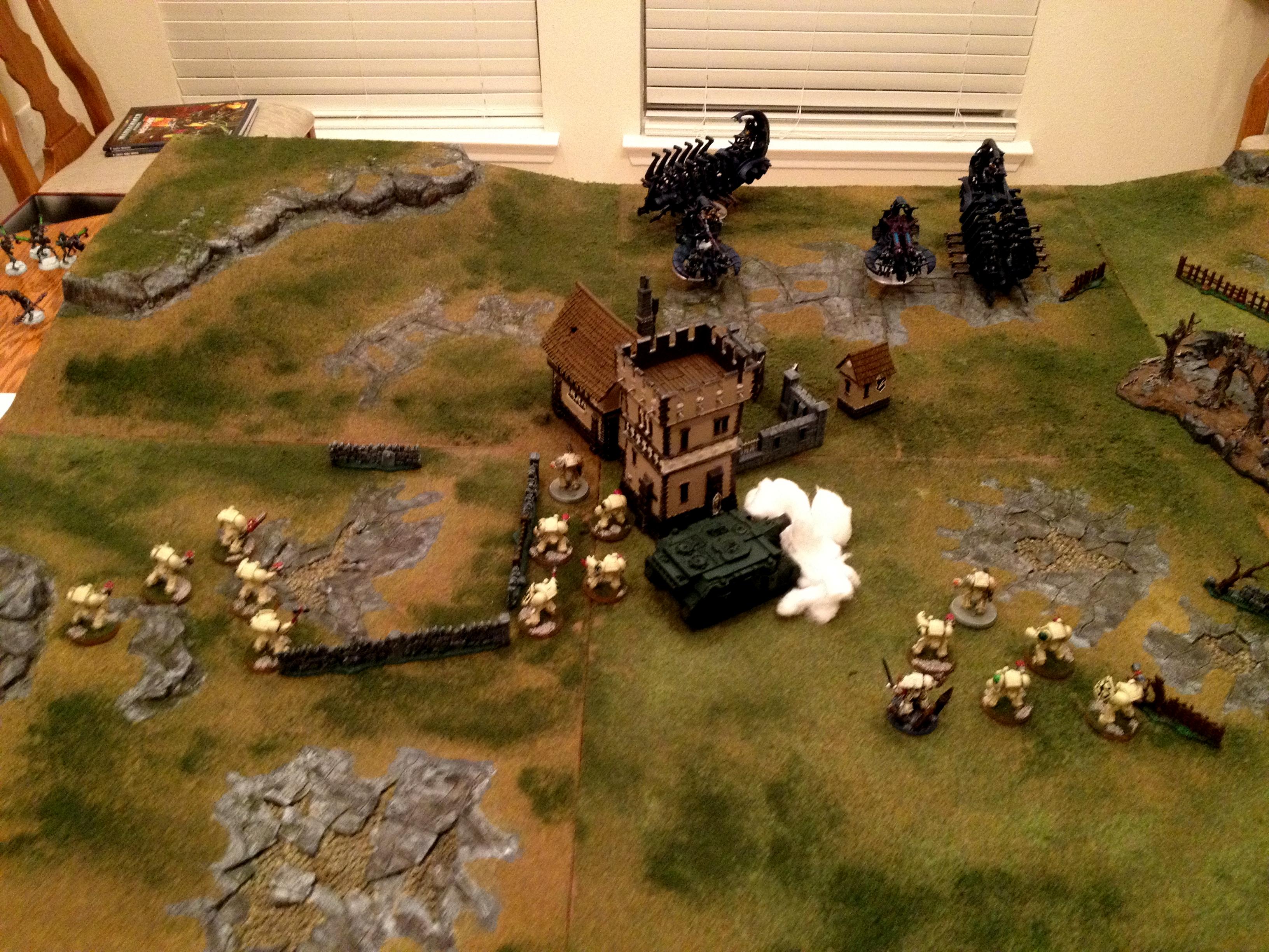 Necron Vs Deathwing 1000