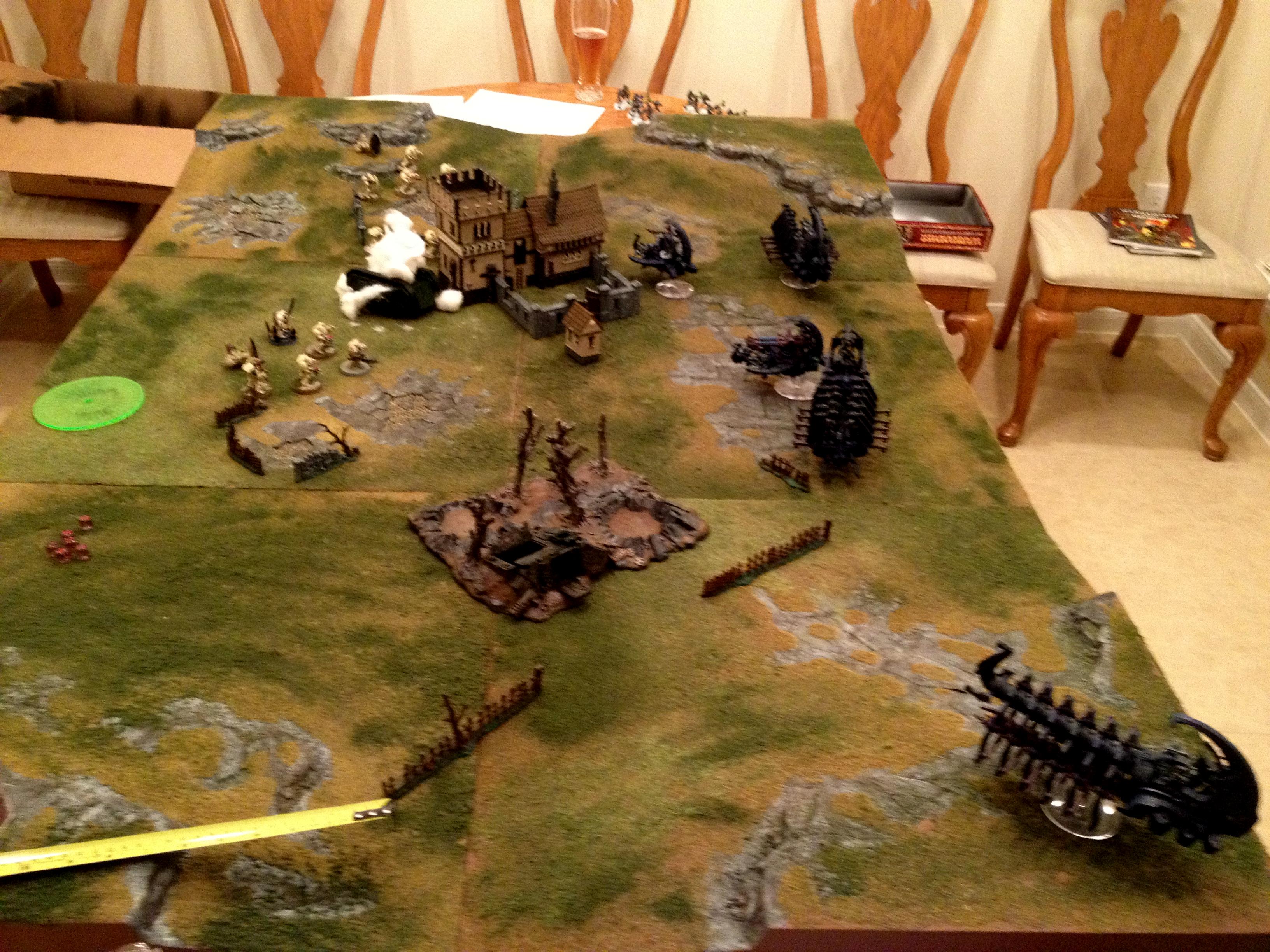 Necron Vs Deathwing 1000
