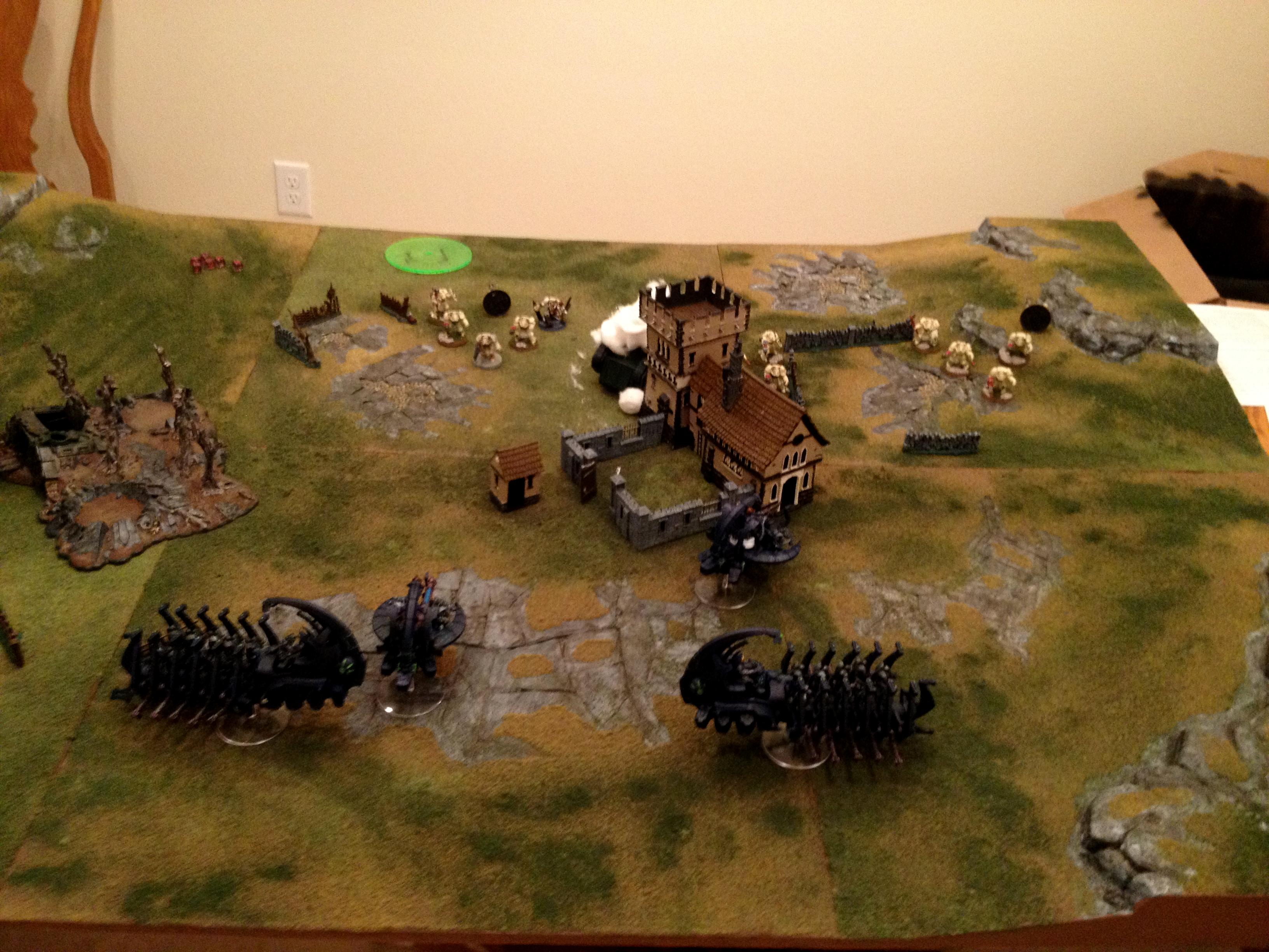 Necron Vs Deathwing 1000
