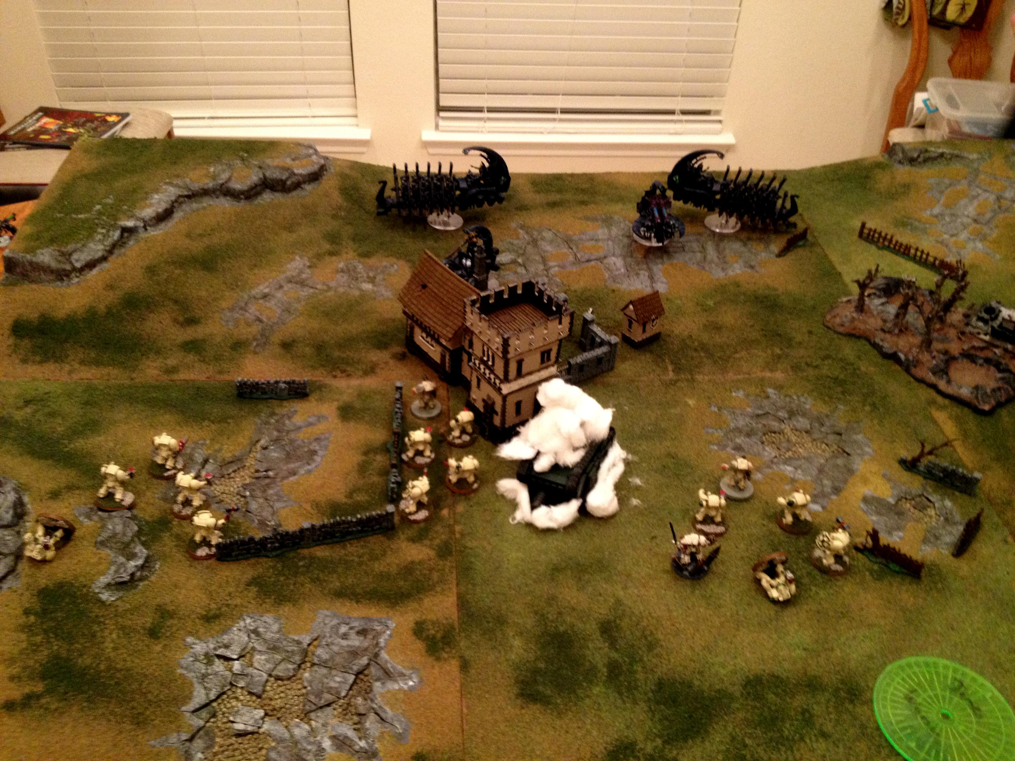 Necron Vs Deathwing 1000
