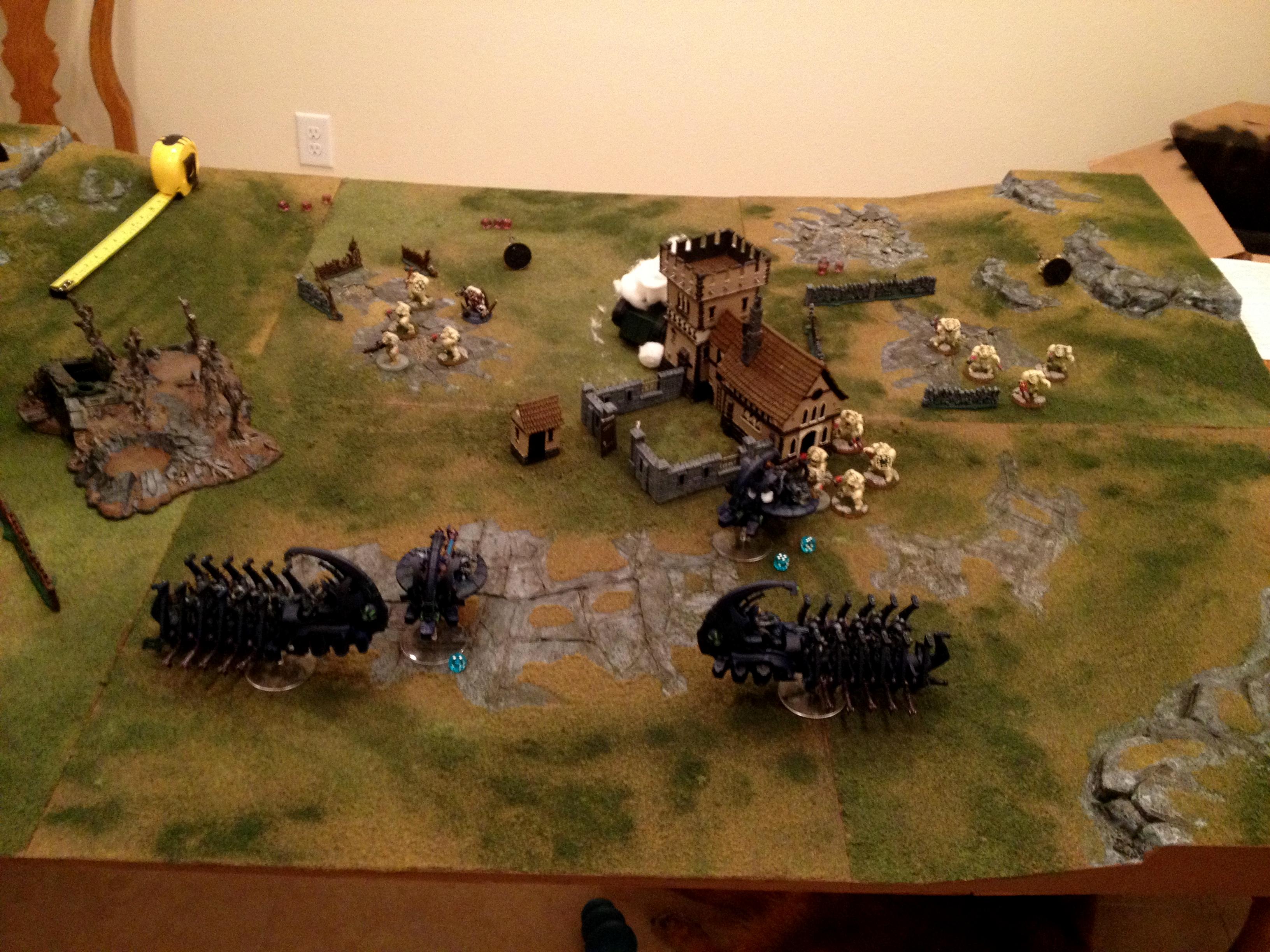 Necron Vs Deathwing 1000