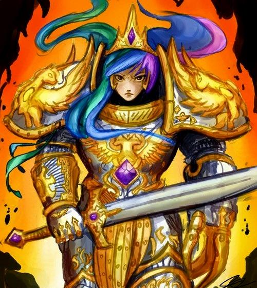 Emperor, Heresy, Humor, Mlp, My Little Pony, Space Marines, Terminator Armor