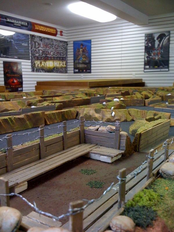 Game Table, Terrain, Trenches