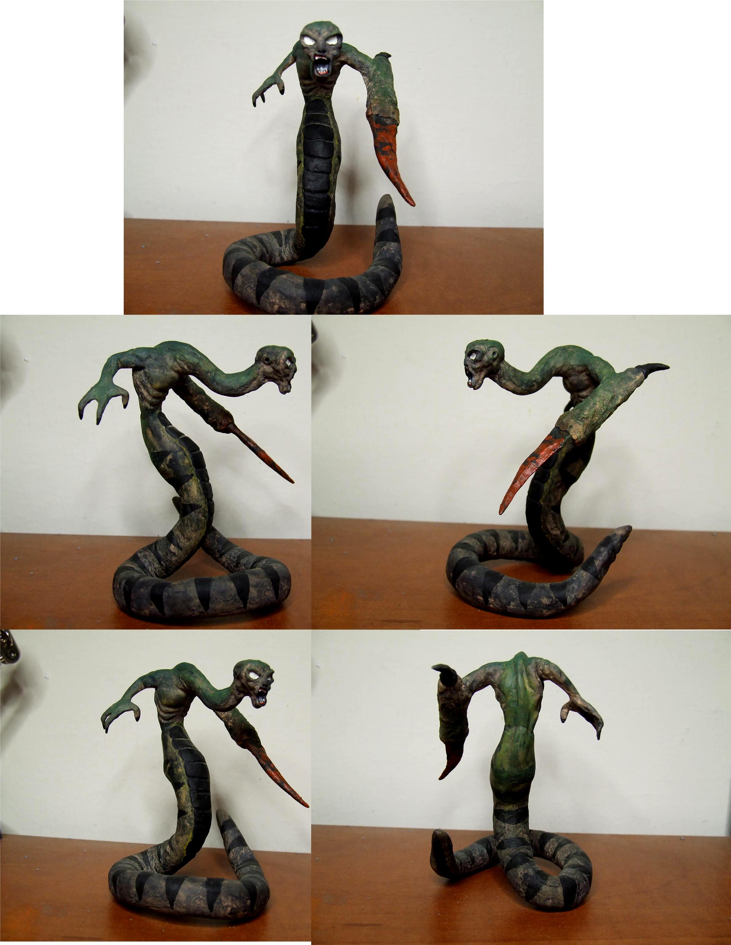 Menacing, Sculpting, Snake