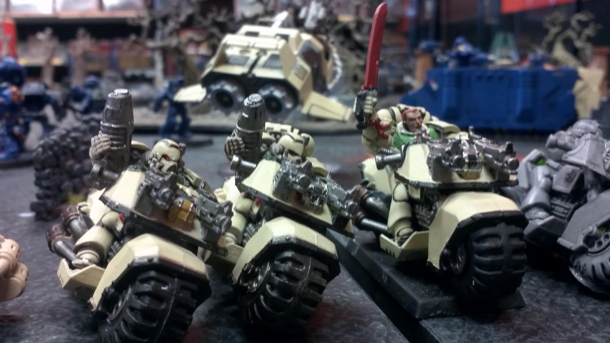 The two plasma and one captain on bike (temporarily)