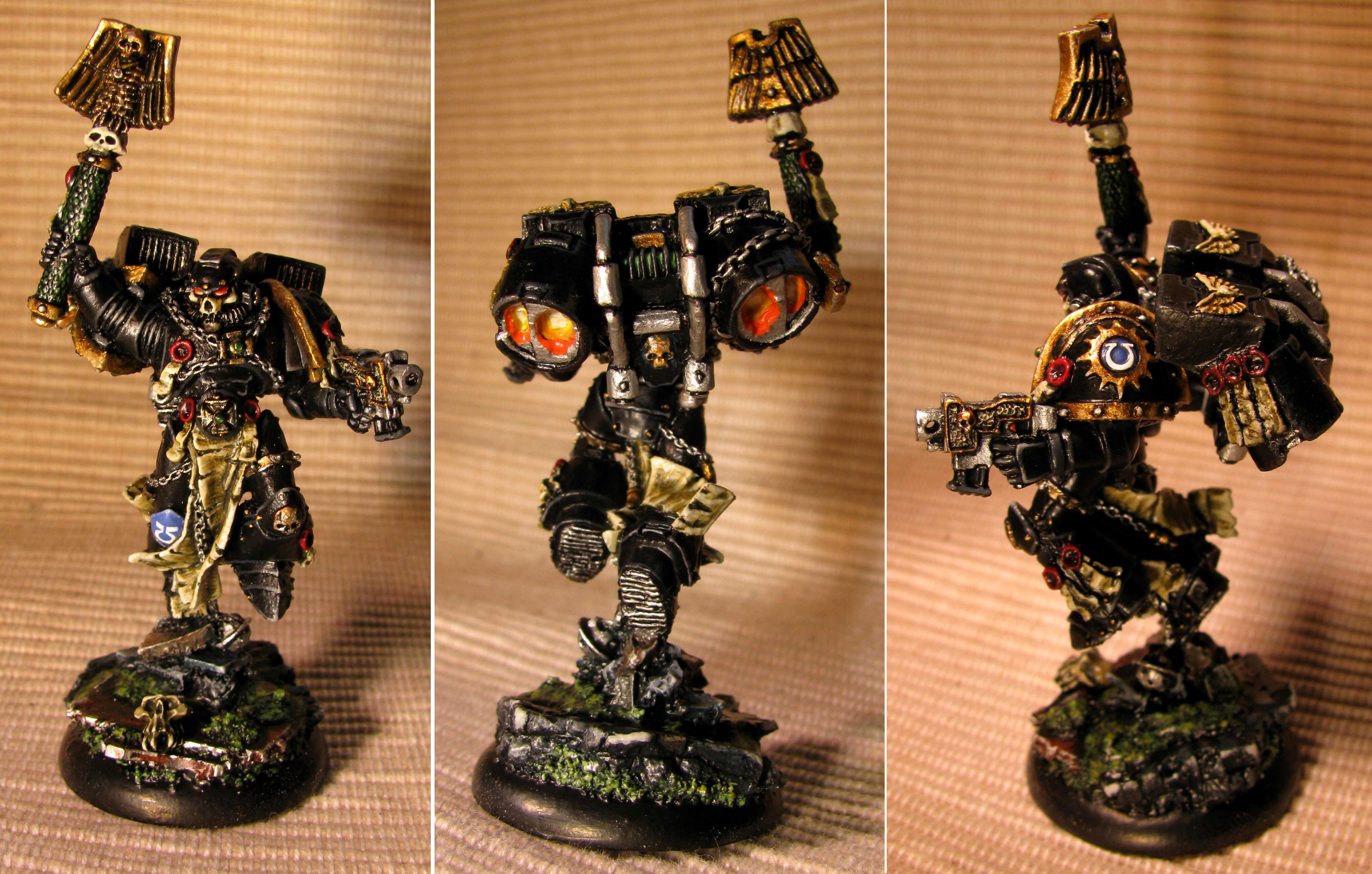 Base, Boltpistol, Bone, Chaplain, Expugnator, Jumppack, Priest, Skull, Space Marines, Sprungmodul, Staff, Ultramarines, Warhammer 40,000, Warhammer Fantasy