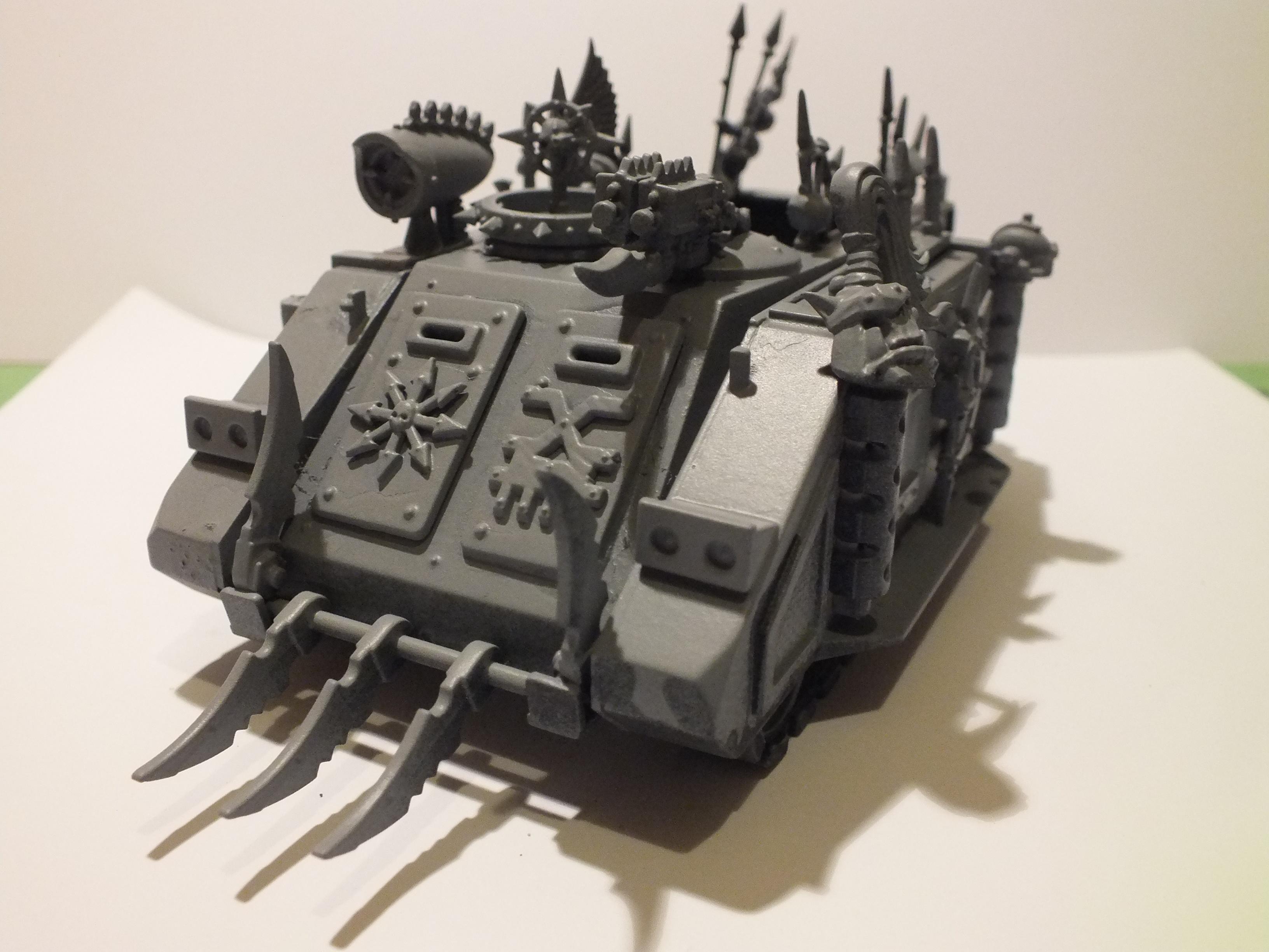 Gk, Grey Knights, SR Base - Mk1 Chaos Rhino (alt)