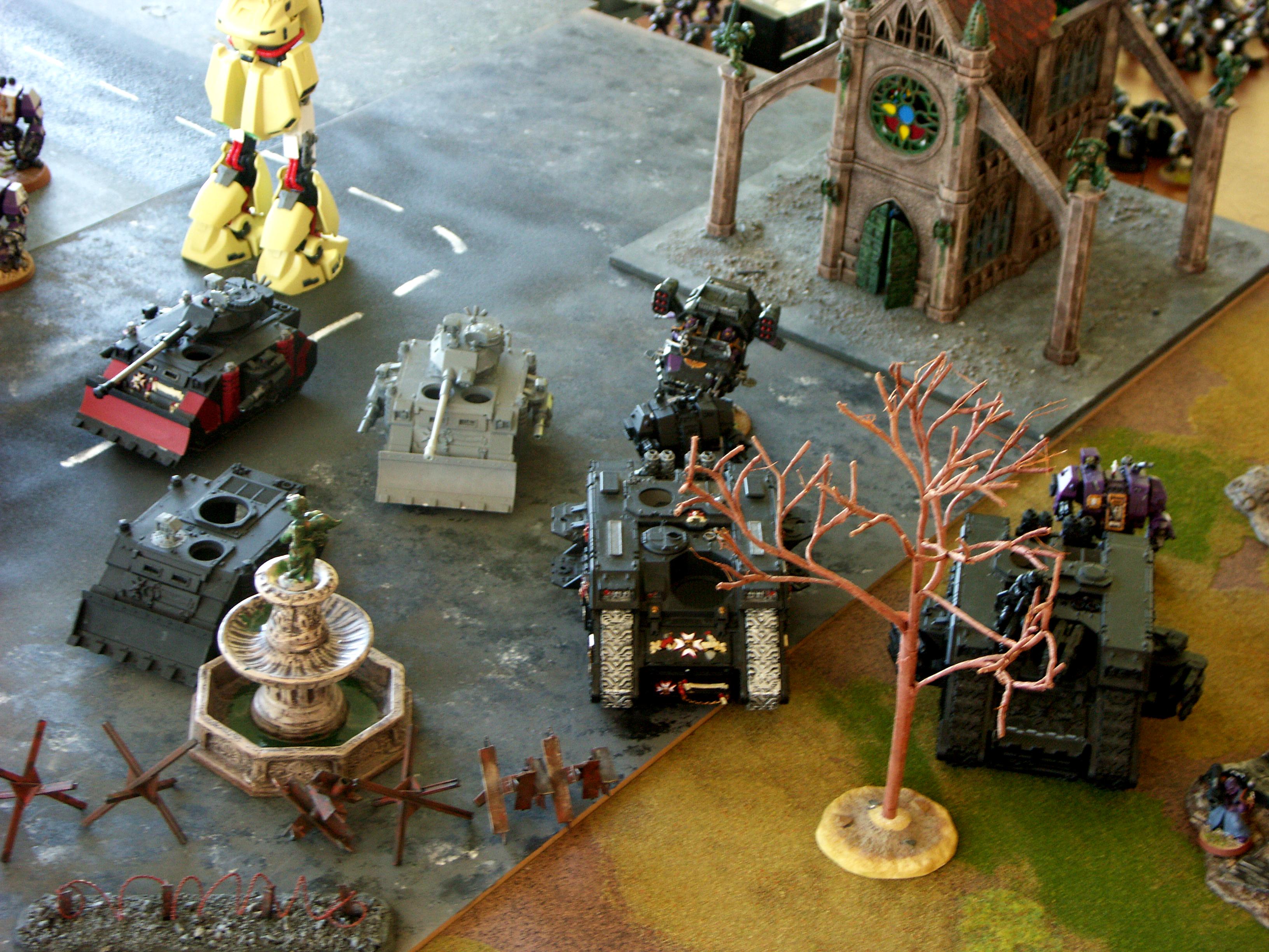 Apocalypse, Battle, Battle Report, Black Templars, Chaos, Dark Eldar, Orks, Space Marines, Space Wolves