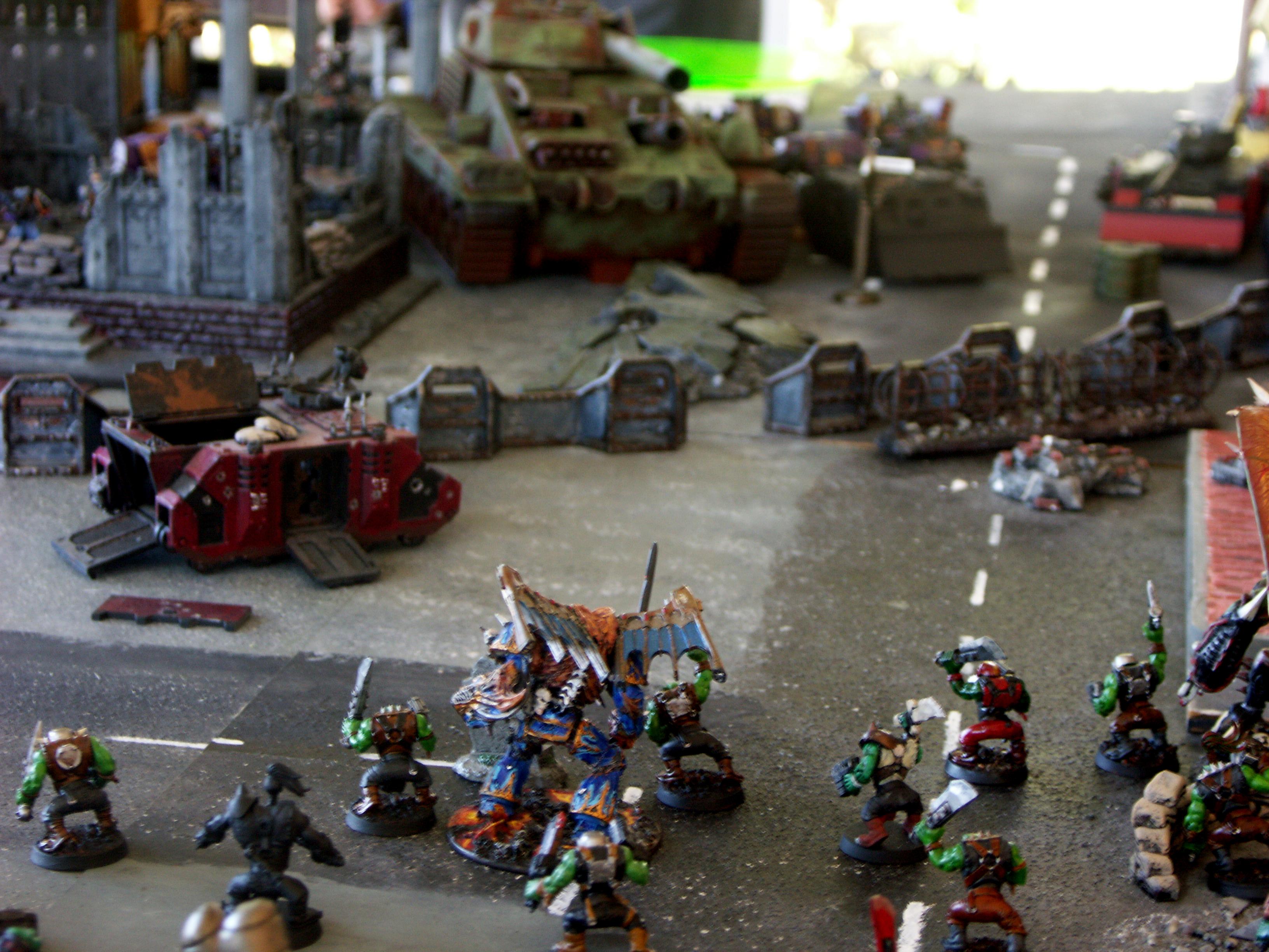 Apocalypse, Battle, Battle Report, Black Templars, Chaos, Dark Eldar, Orks, Space Marines, Space Wolves