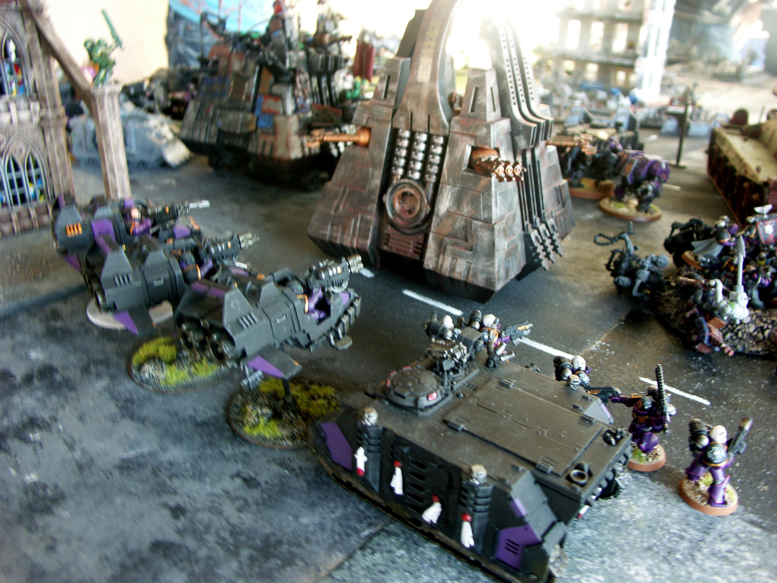 Apocalypse, Battle, Battle Report, Black Templars, Chaos, Dark Eldar, De, Orks, Space Marines