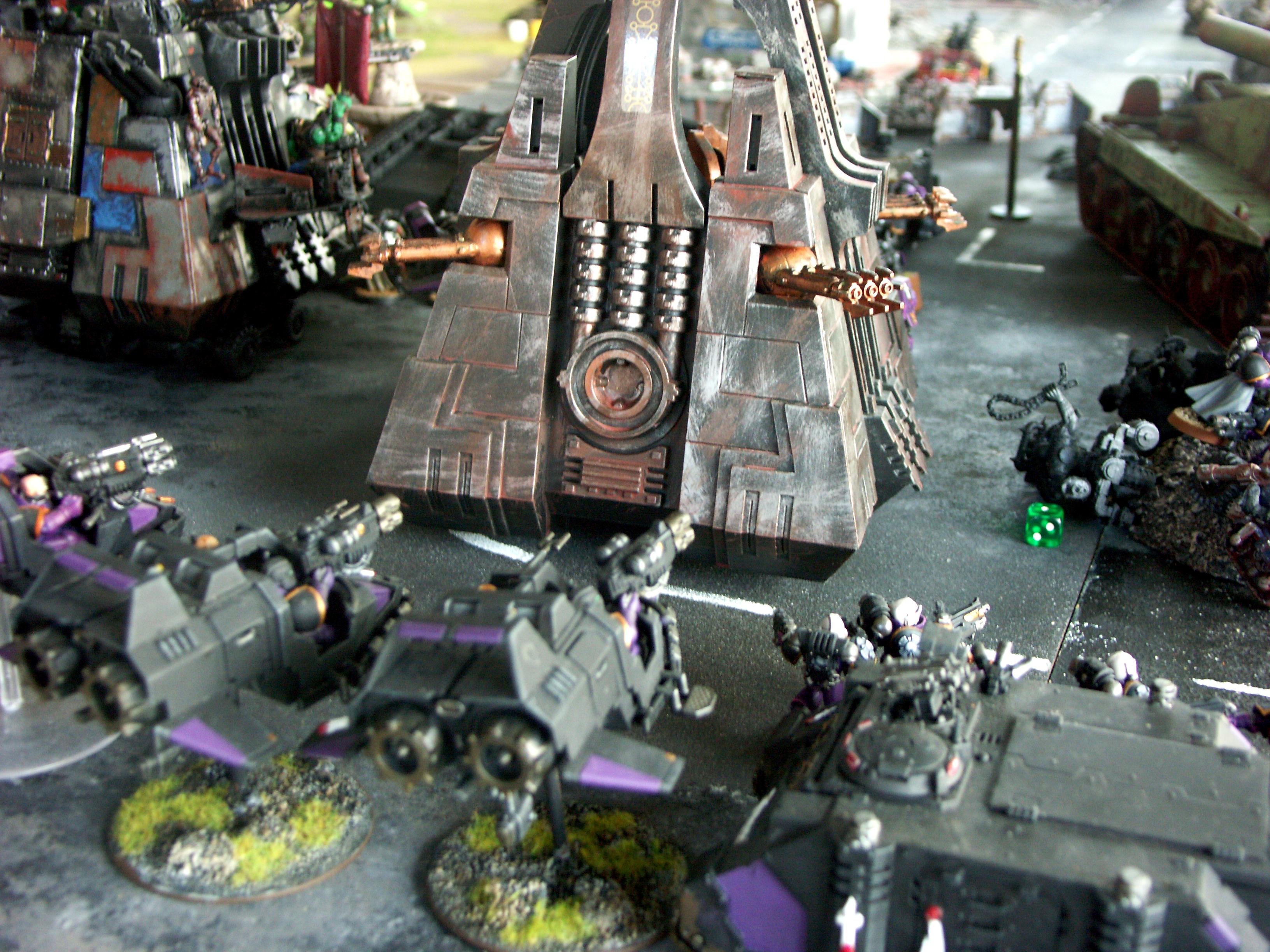 Apocalypse, Battle, Battle Report, Black Templars, Chaos, Dark Eldar, De, Orks, Space Marines