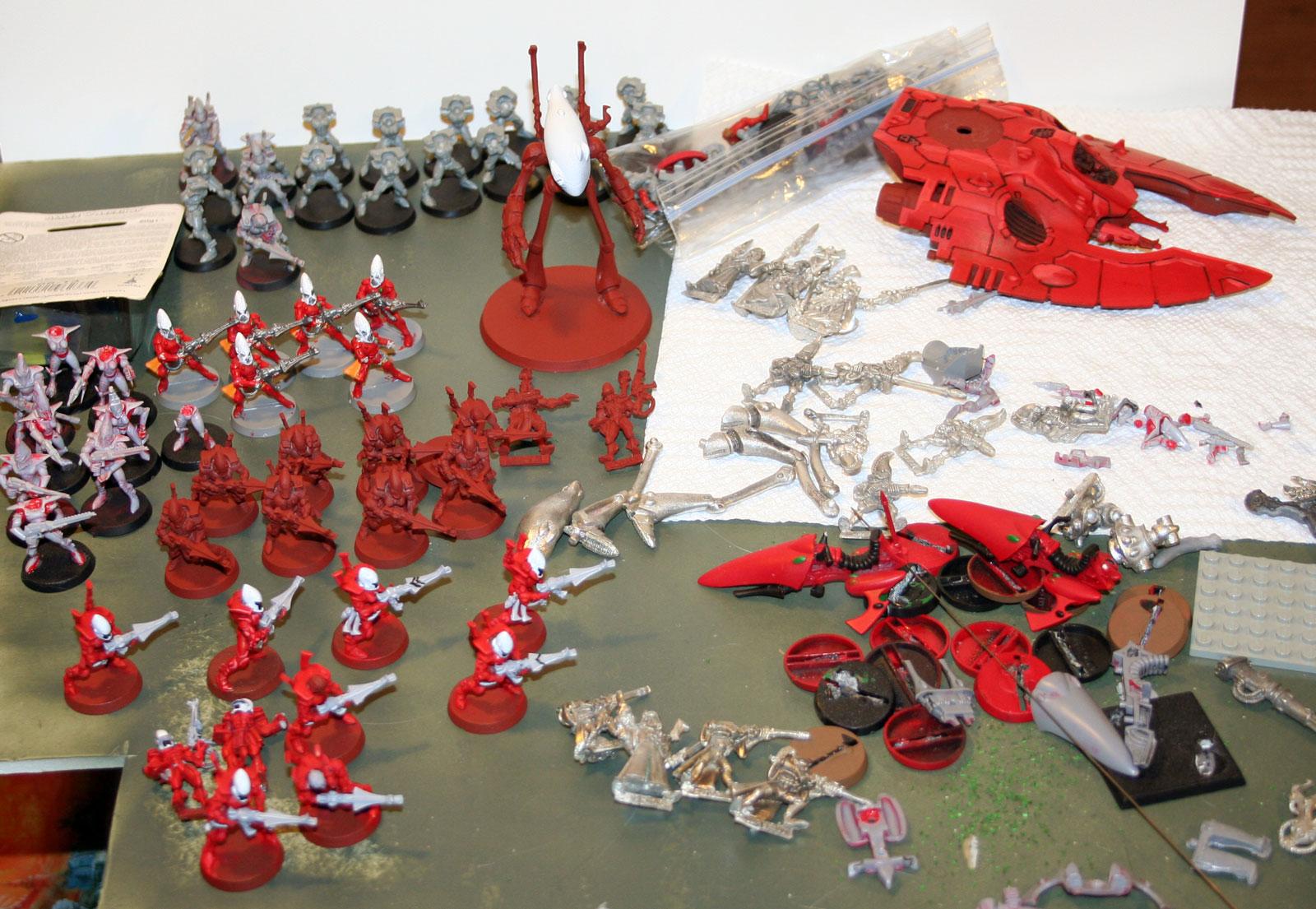 Eldar, Guardians, Rangers, Wave Serpent, Work In Progress, Wraithlord