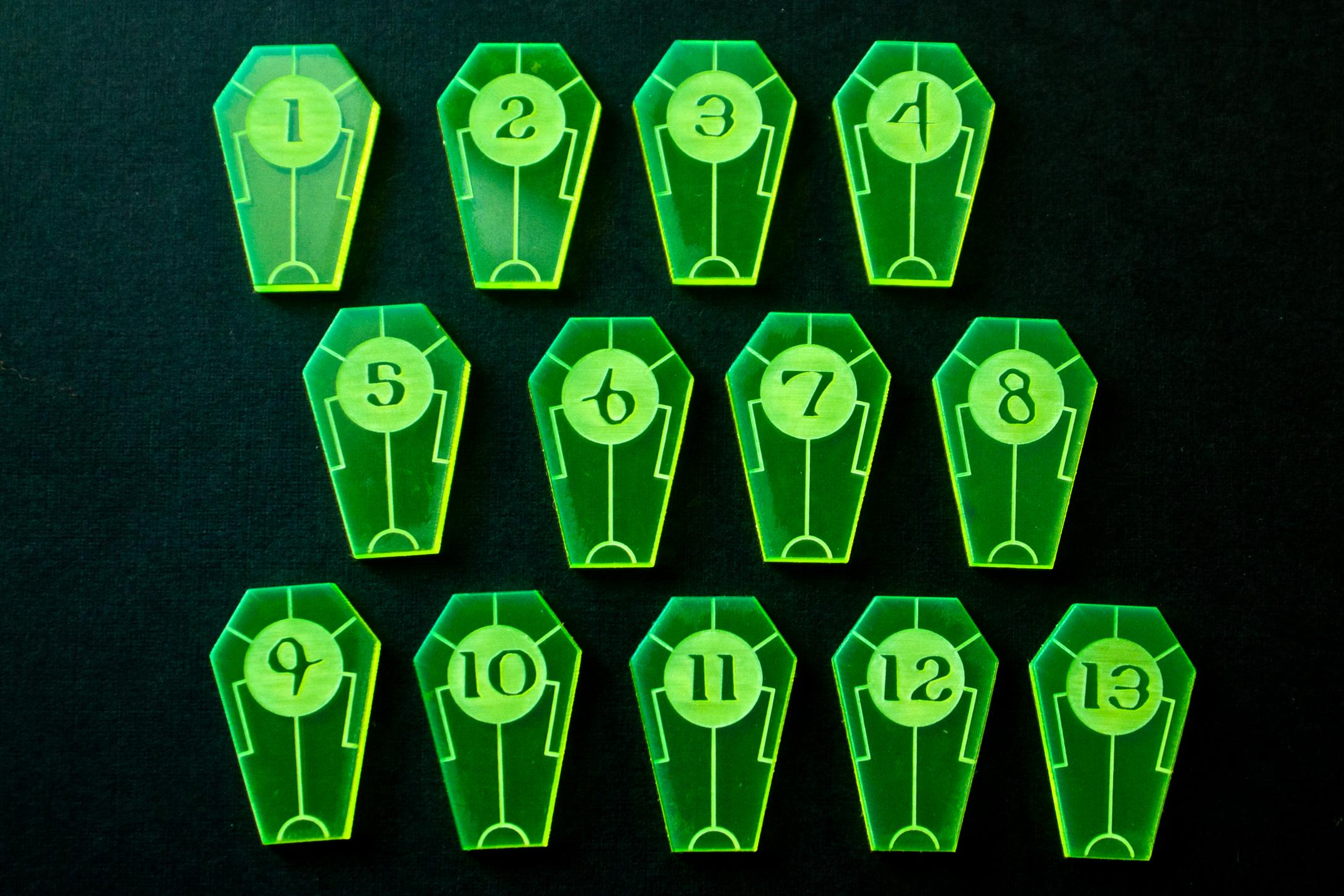 Counters, Genius Factory, Tokens