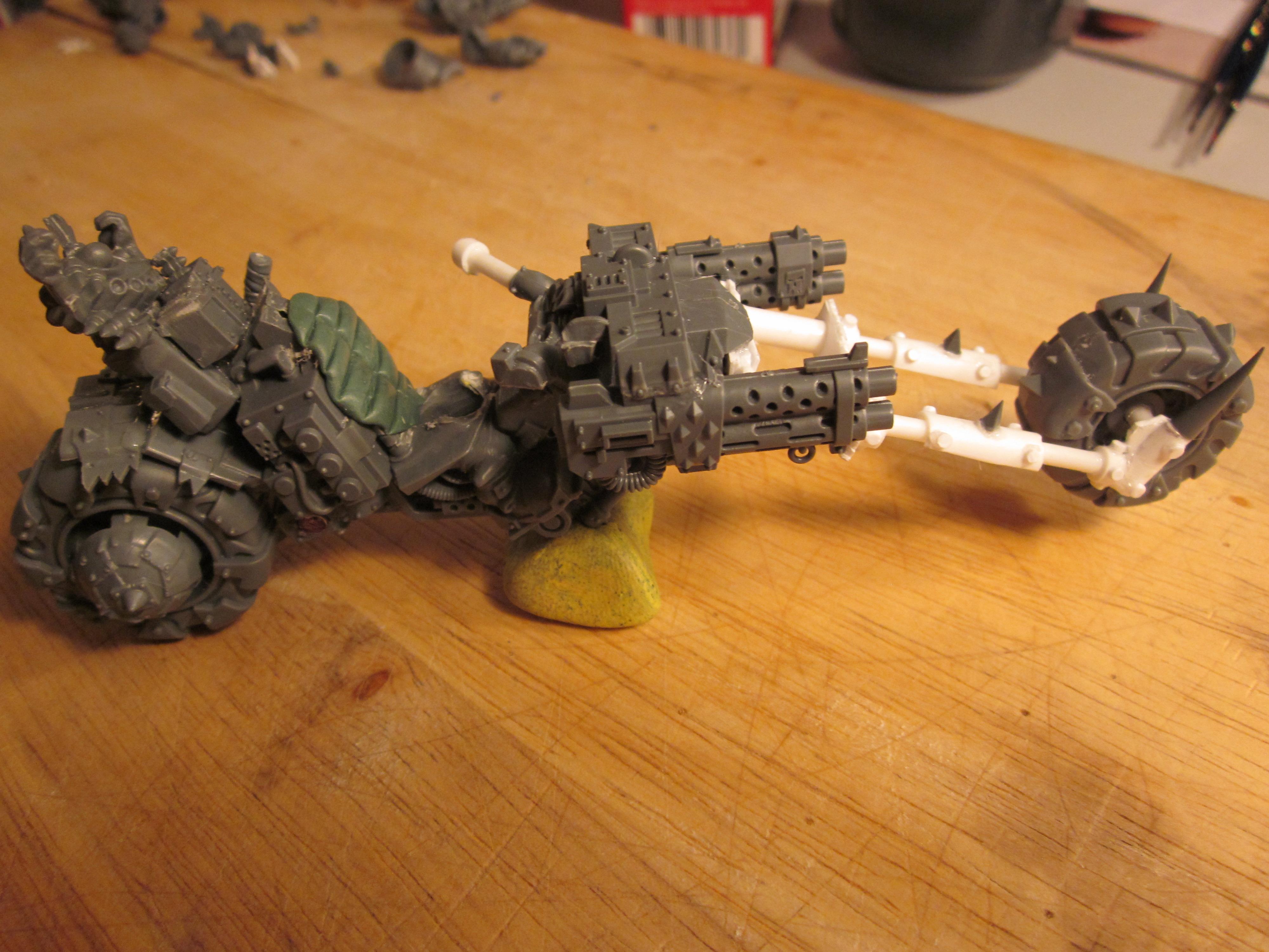 Converter, Kitbash, Orks, Warbike, Wazdakka Gutsmek