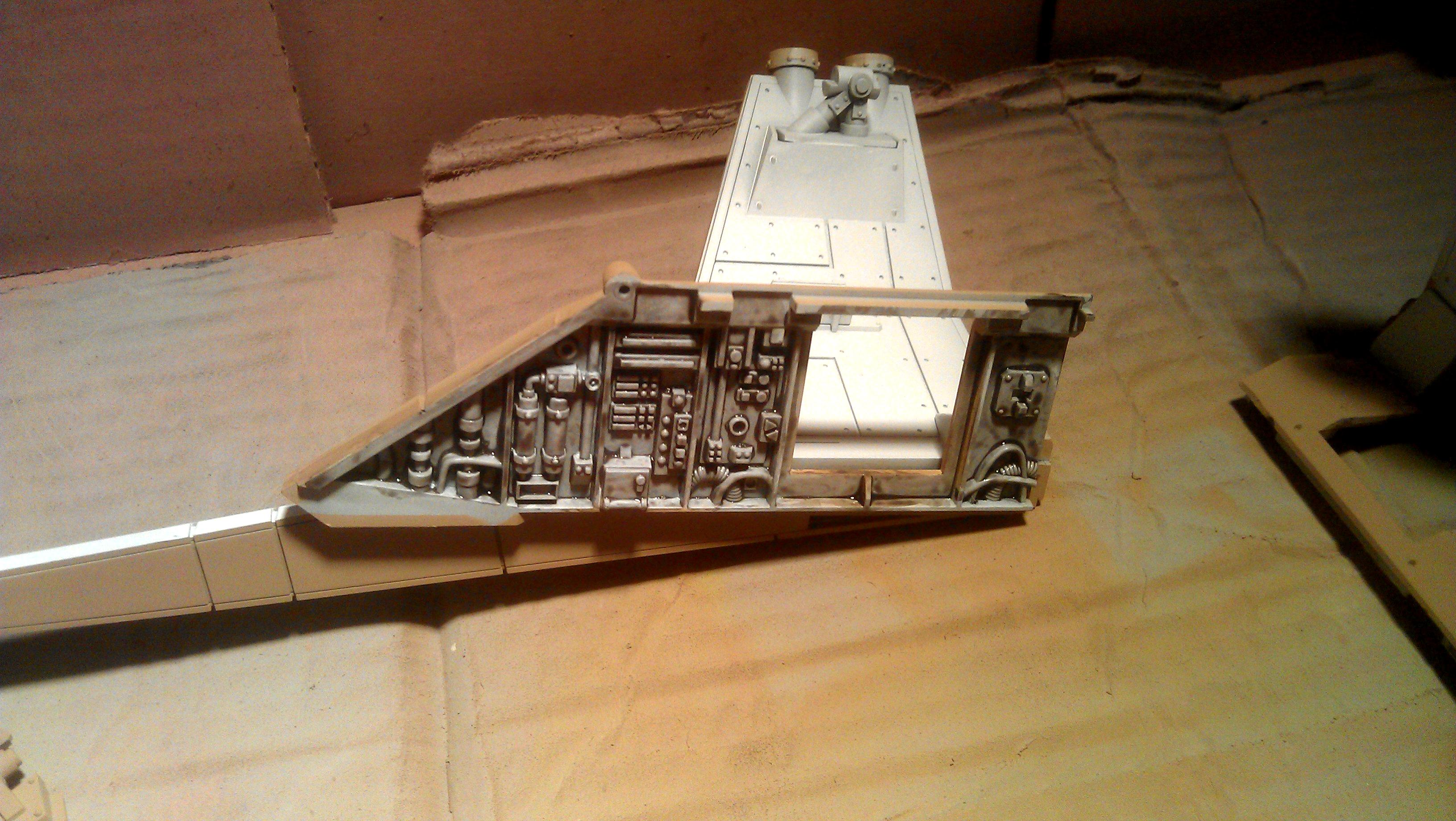 Inside the load bay