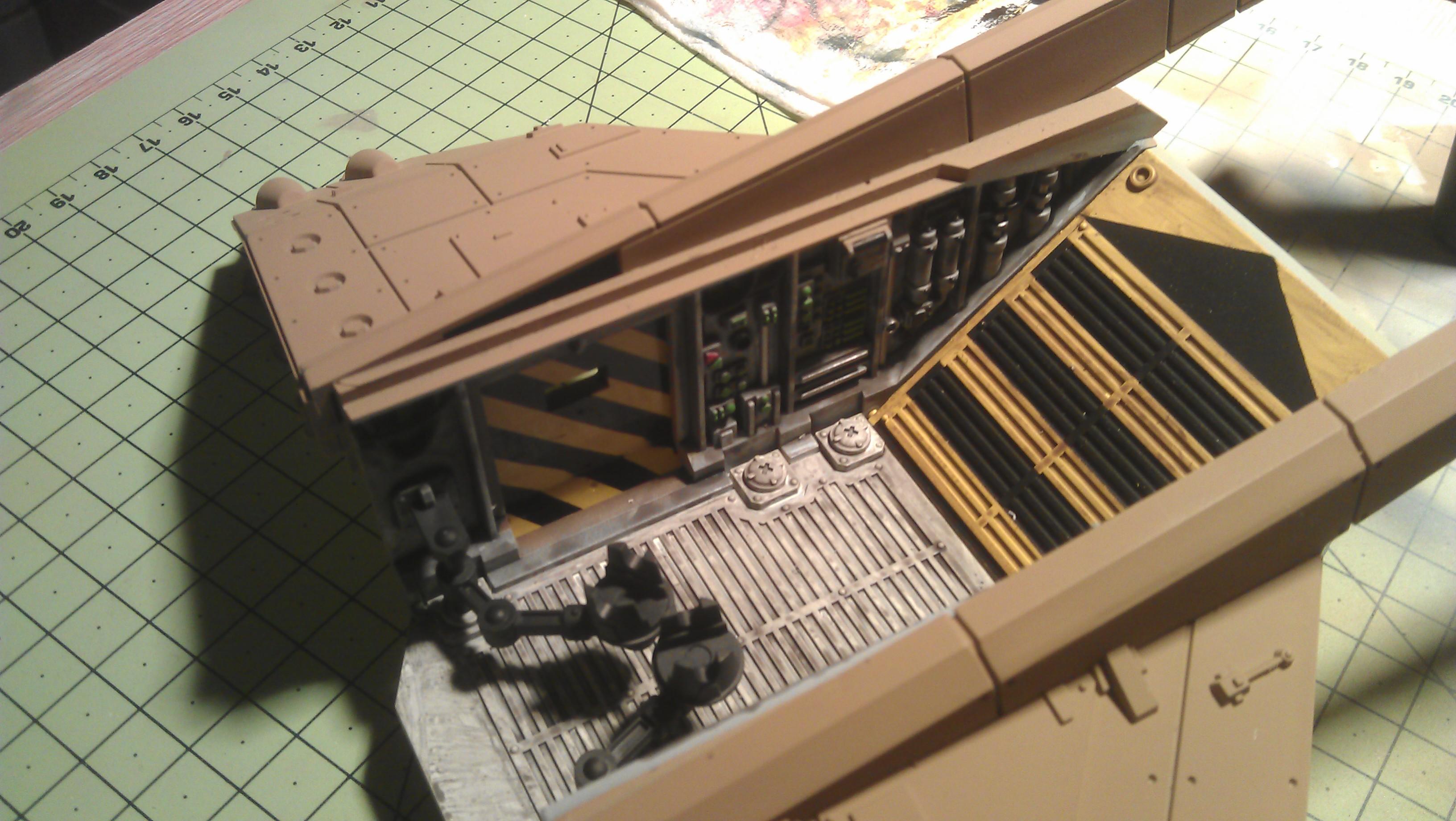 Assembled rear of the Valk