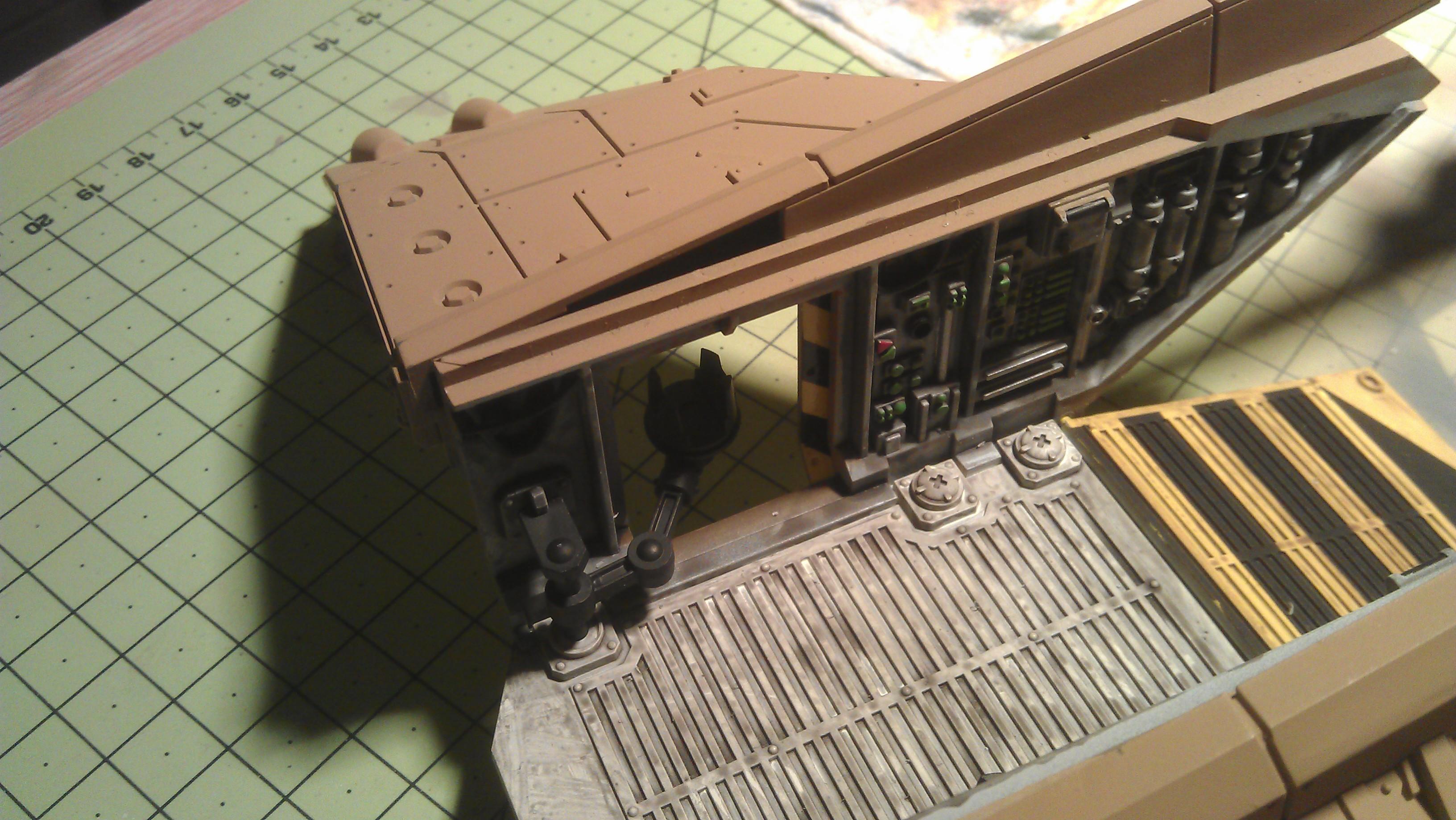 Assembled rear of the Valk
