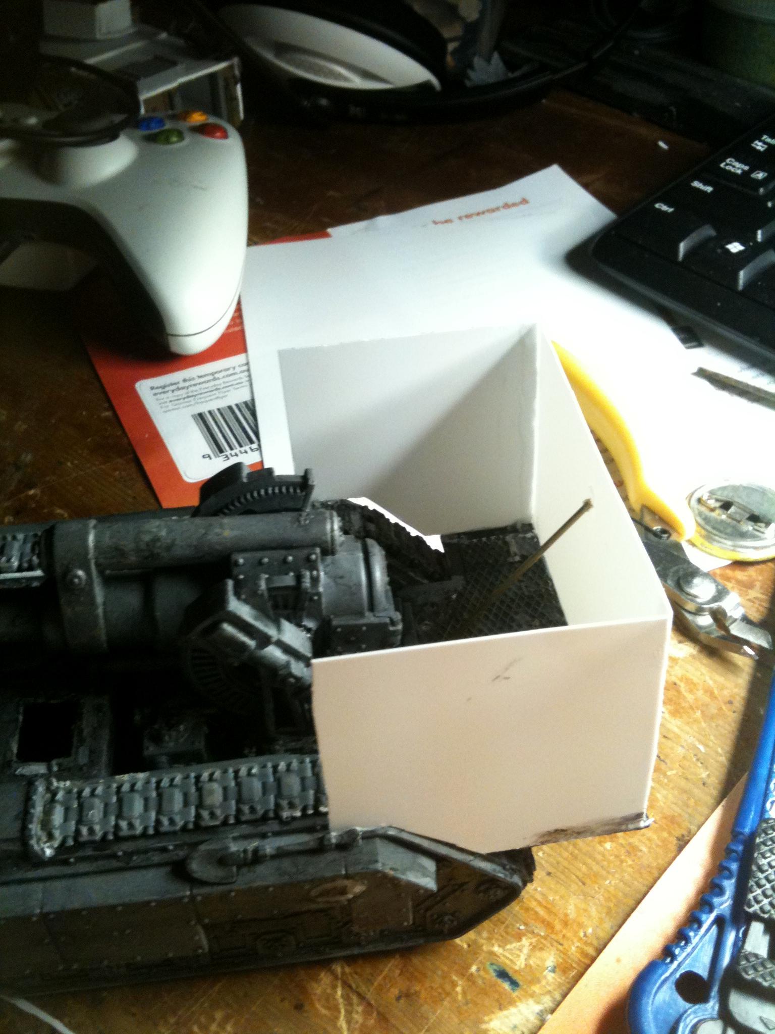 Armoured Crew Compartment, Basilisk, Crew, Plasticard, Tank, Vostroyans
