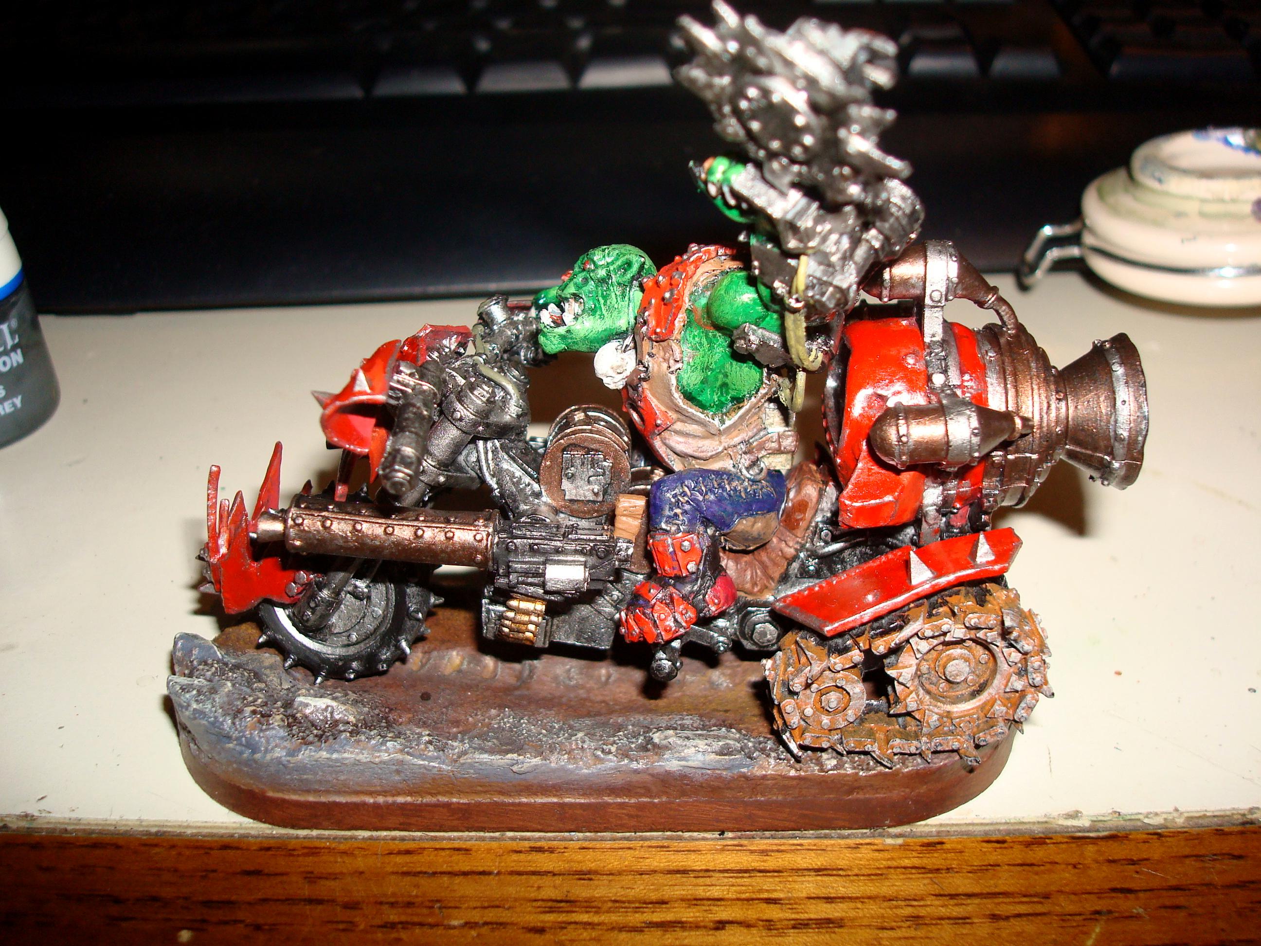 Bike, Forge World, Orks, Warbike, Warboss