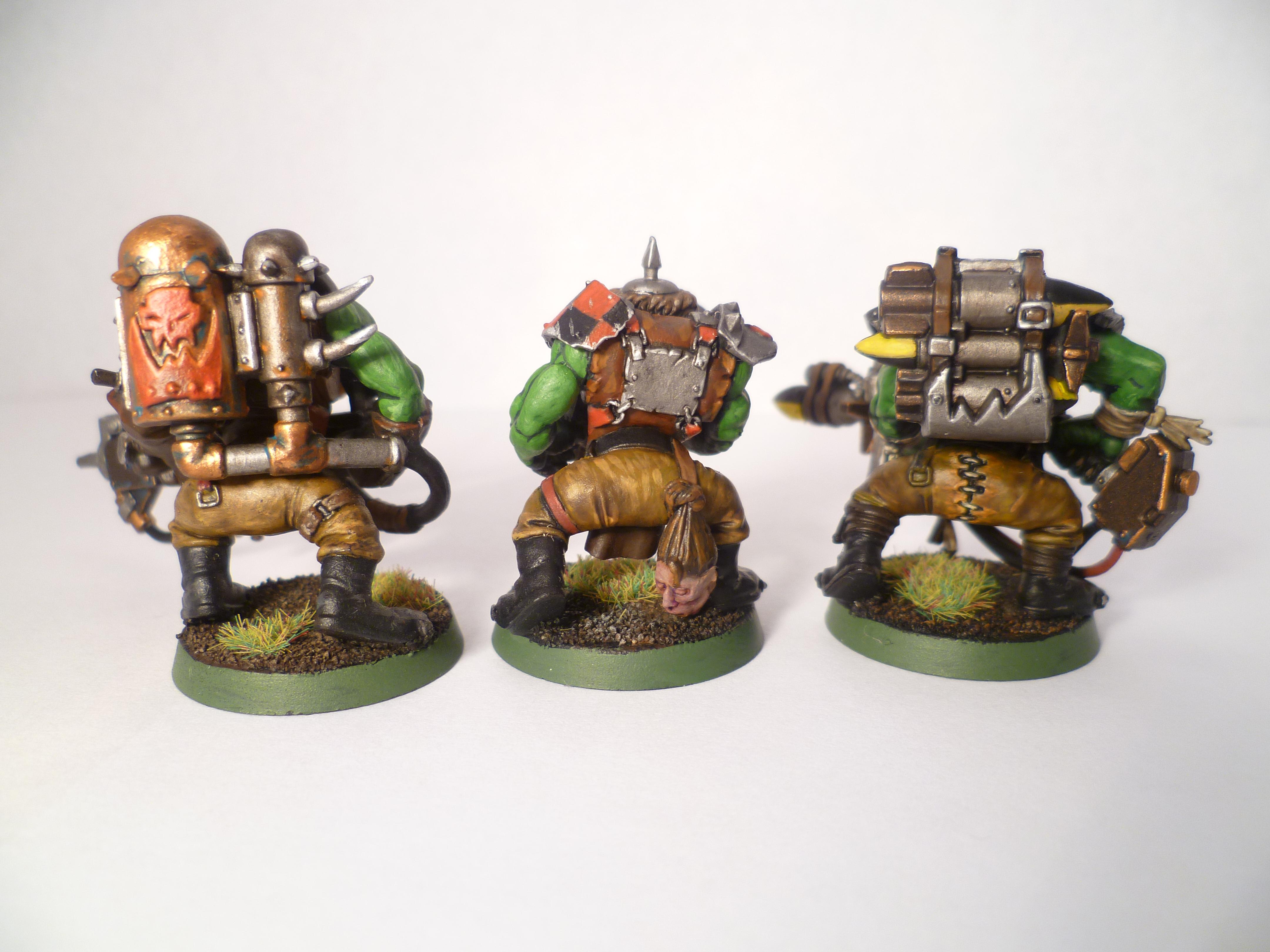 Boy, Burnas, Nob, Orks