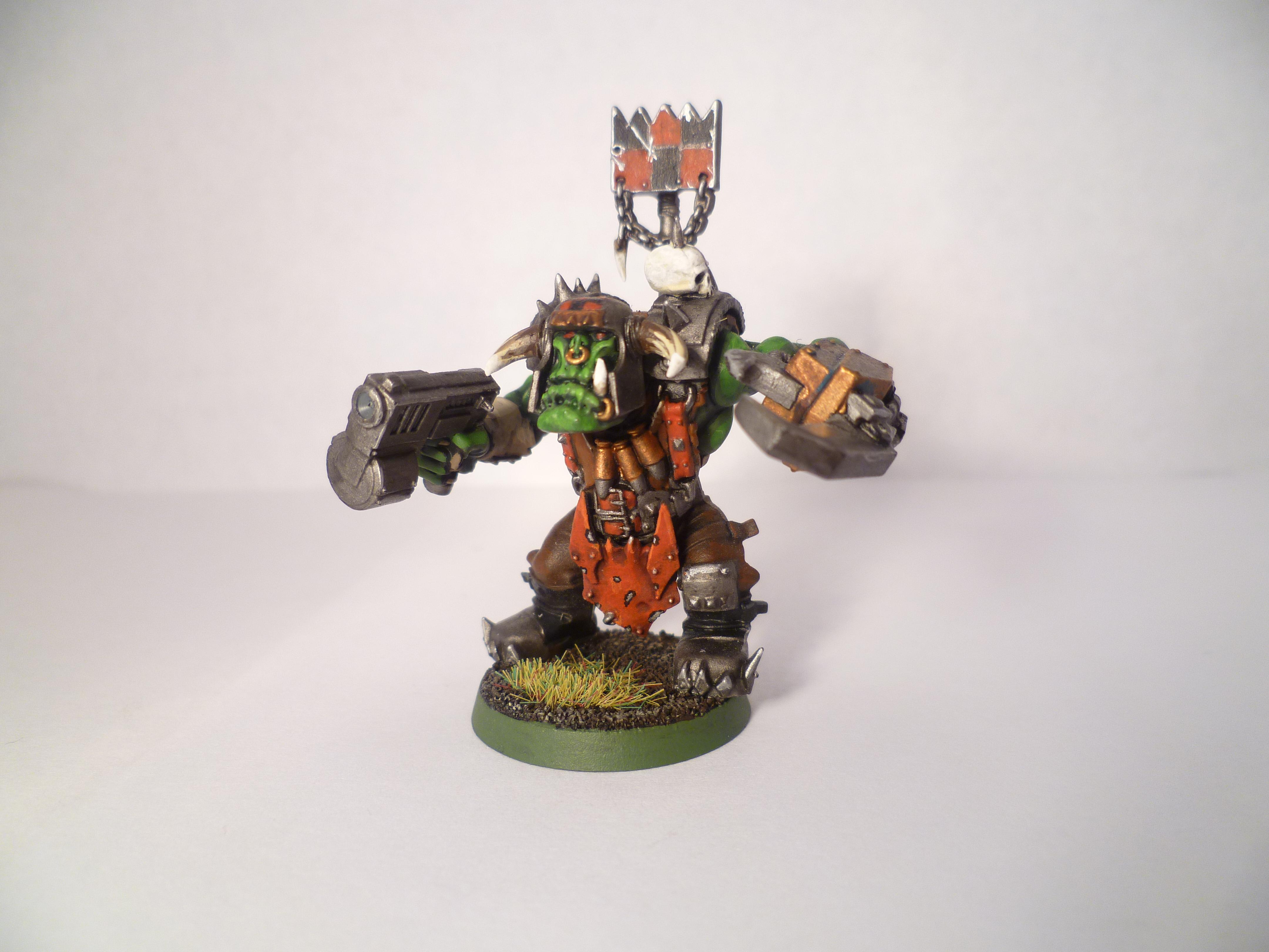 Boy, Burnas, Nob, Orks