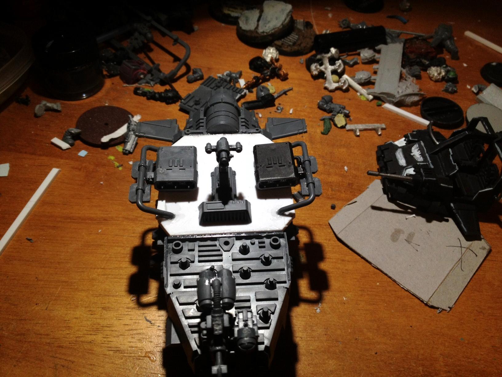 Land Speeder Storm, Raven Guard, True Scale