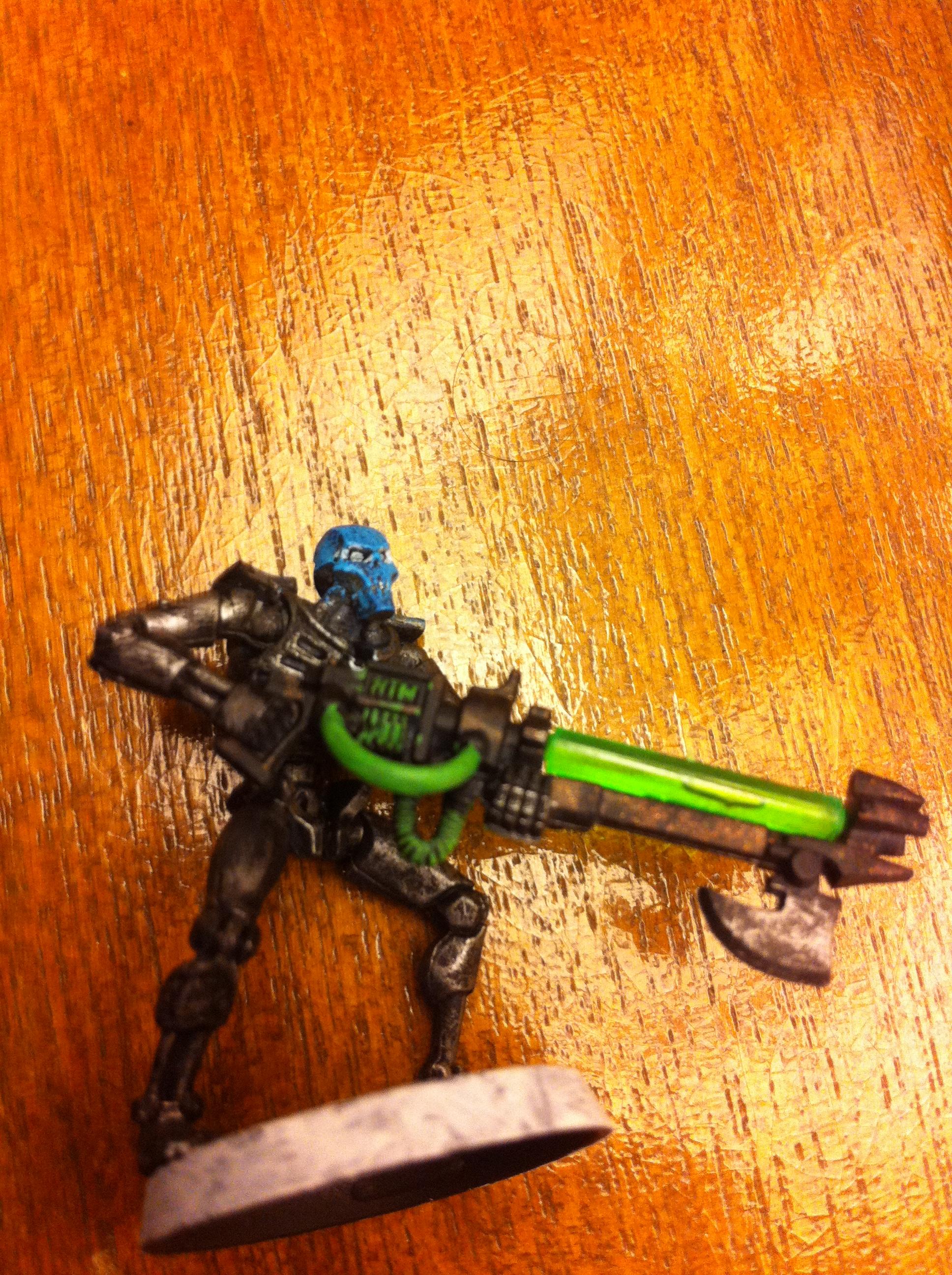 tin bits on gun