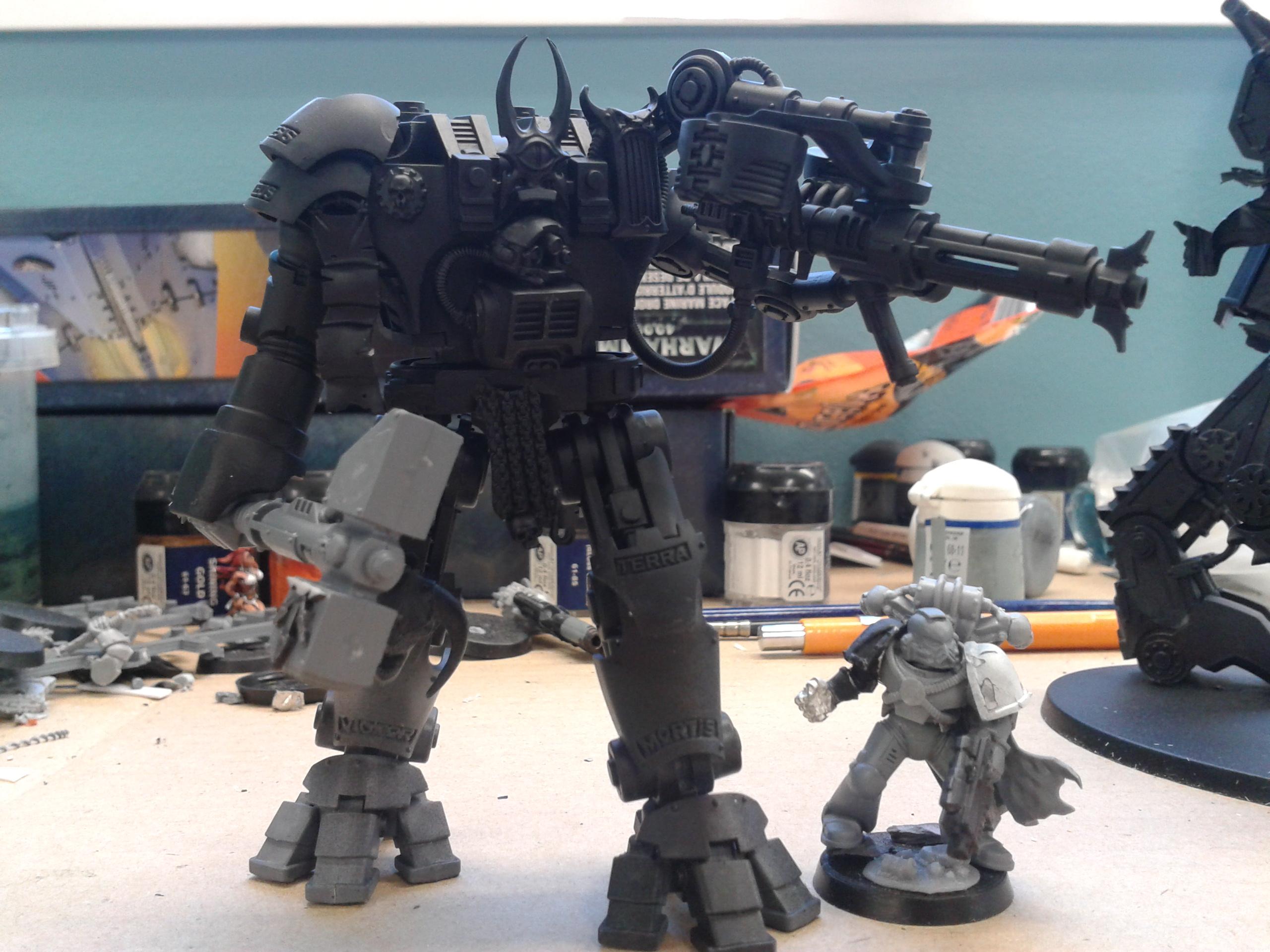Chaos, Chaos Space Marines, Conversion, Daemon Engine, Daemons, Dreadknight, Grey Knights, Heretic Astartes, Space Marines, Warhammer 40,000