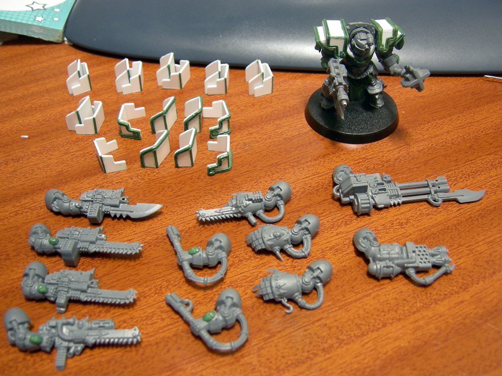 Terminator Armor, Thousand Sons, Work In Progress