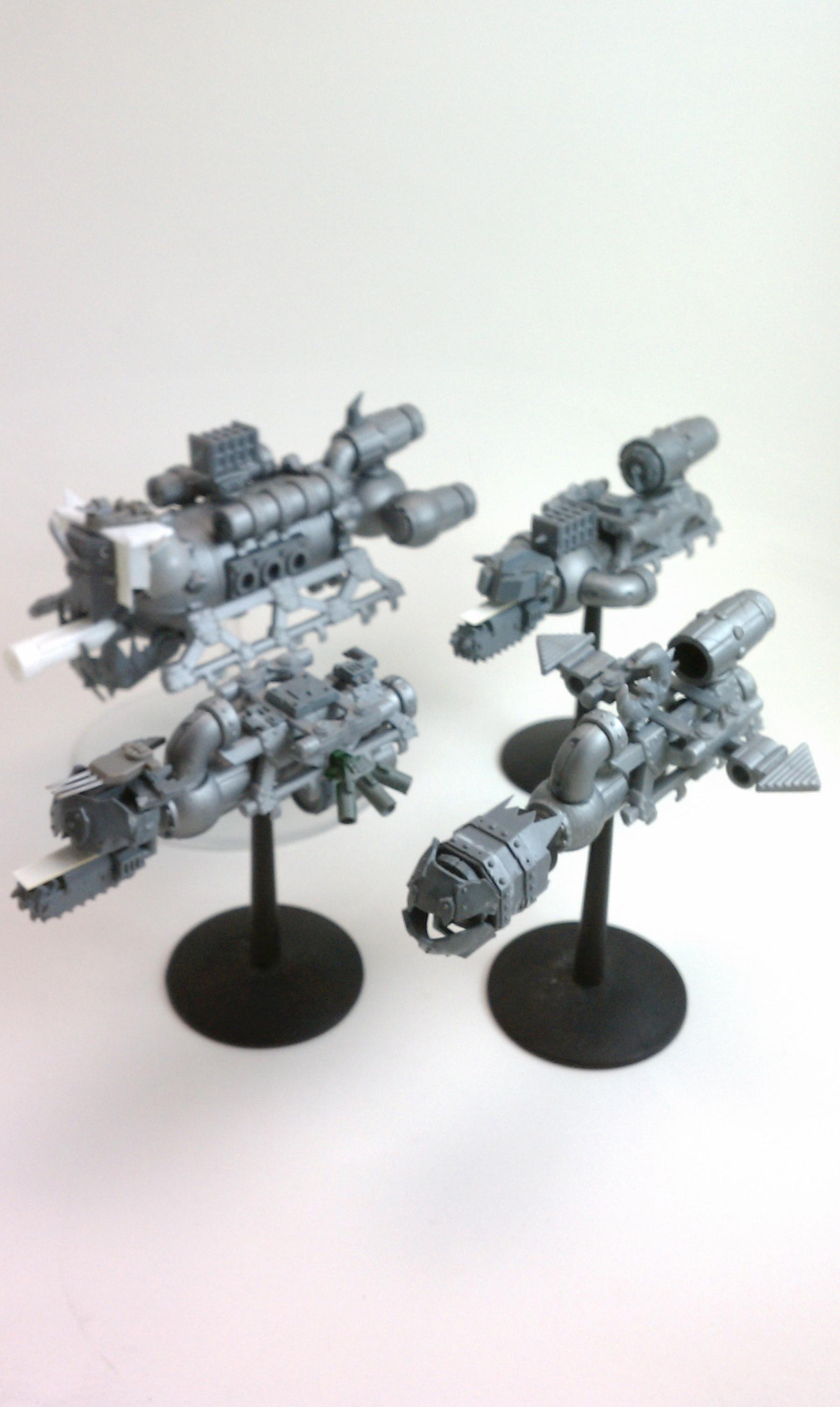 Battlefleet Gothic, Orks, Scratch Build