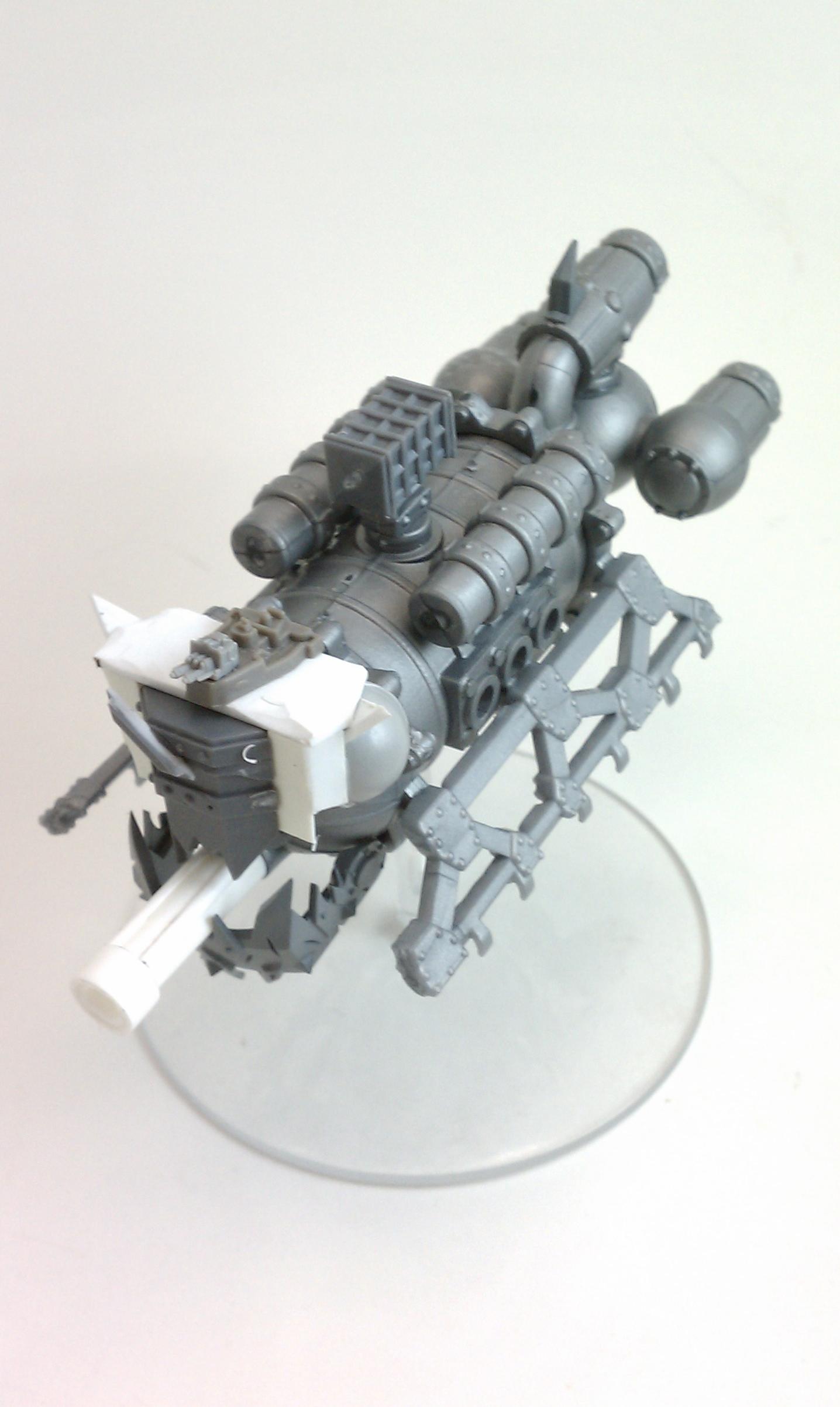 Battlefleet Gothic, Orks, Scratch Build