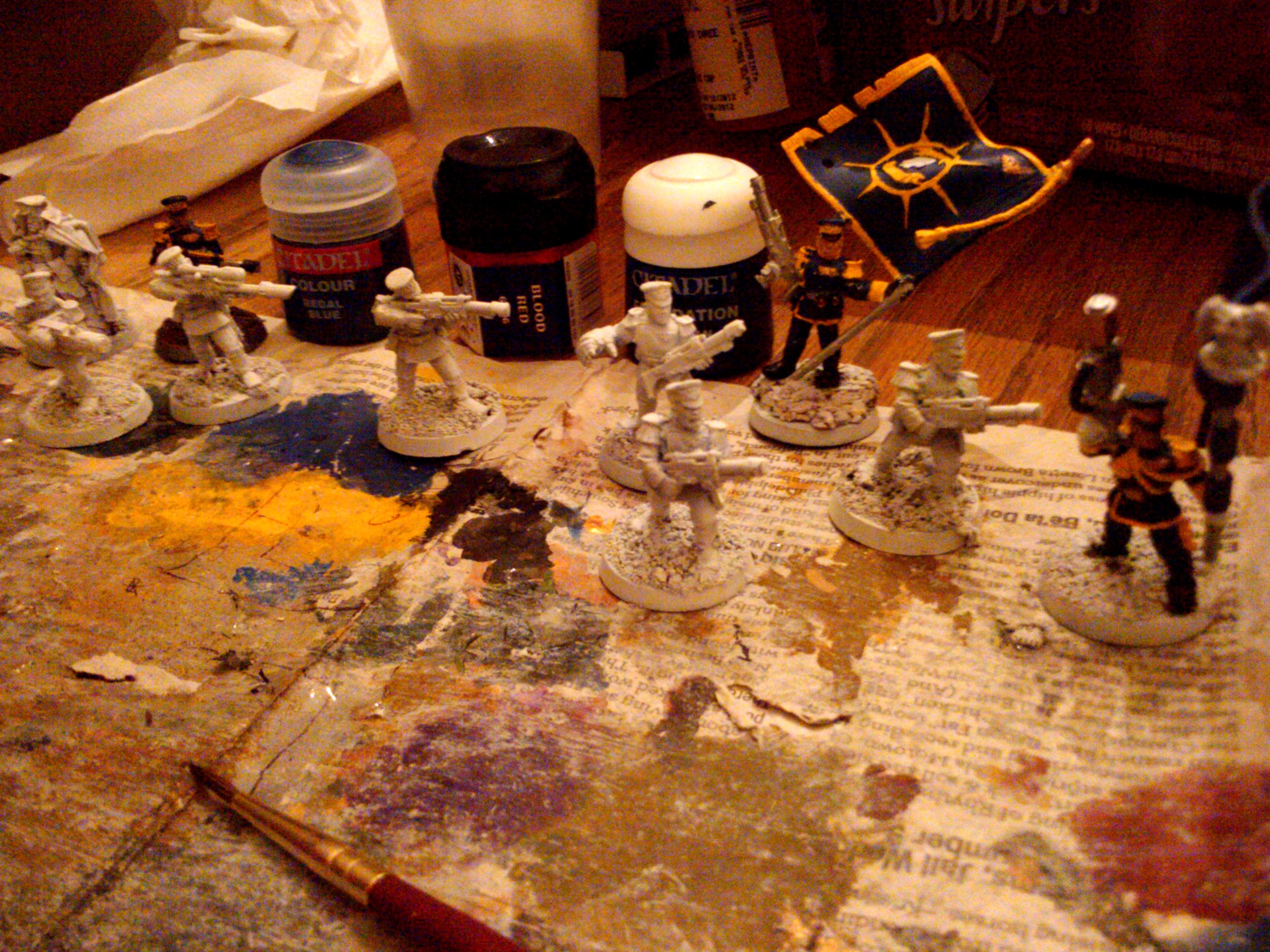Conversion, Hobby Craft, Imperial Guard, Mordian Iron Guard, Paint Scheme, Warhammer 40,000