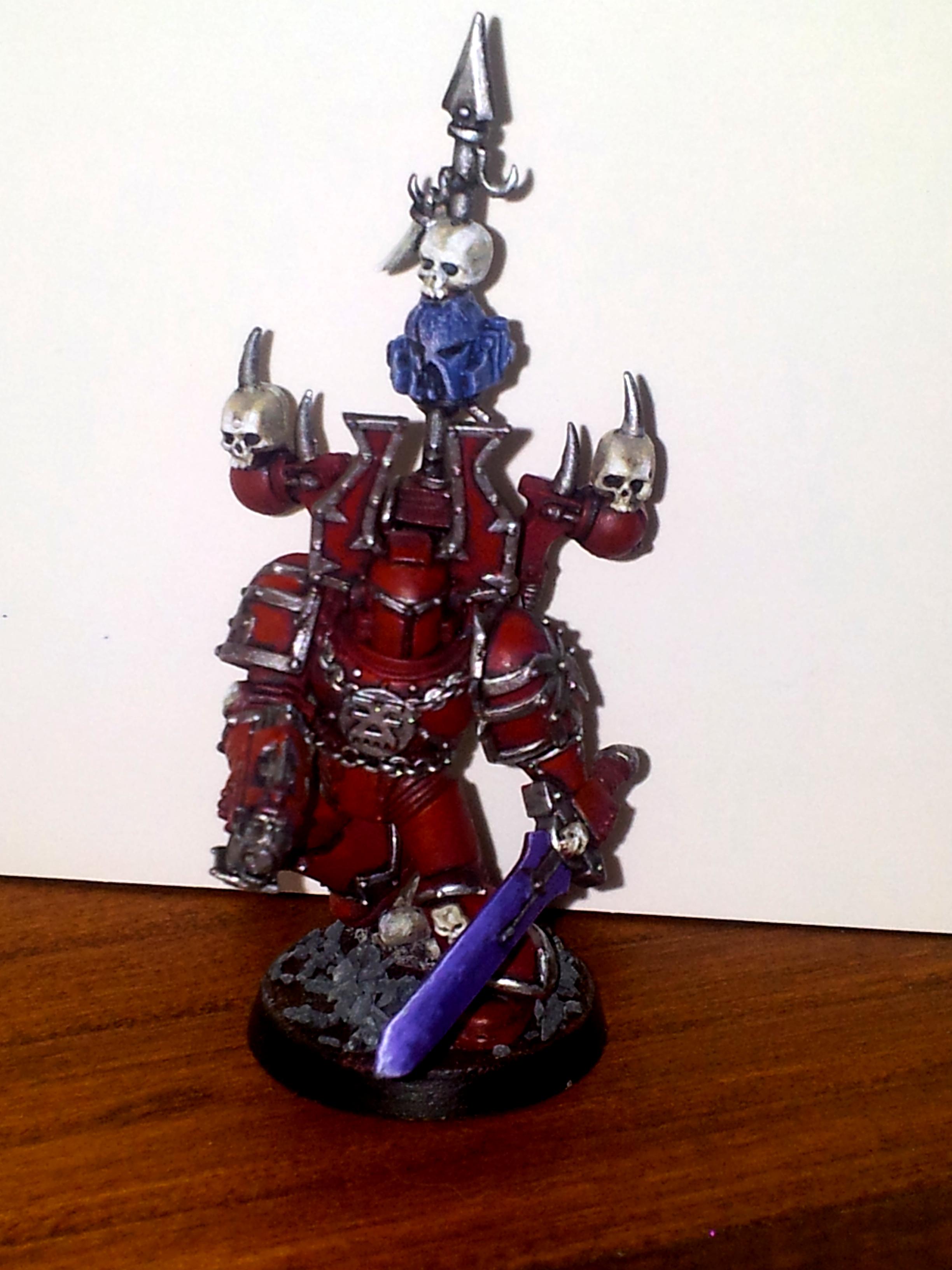 Berzeker, Champion, Chaos, Eaters, Khorne, Skull, Space, Space Marines, World