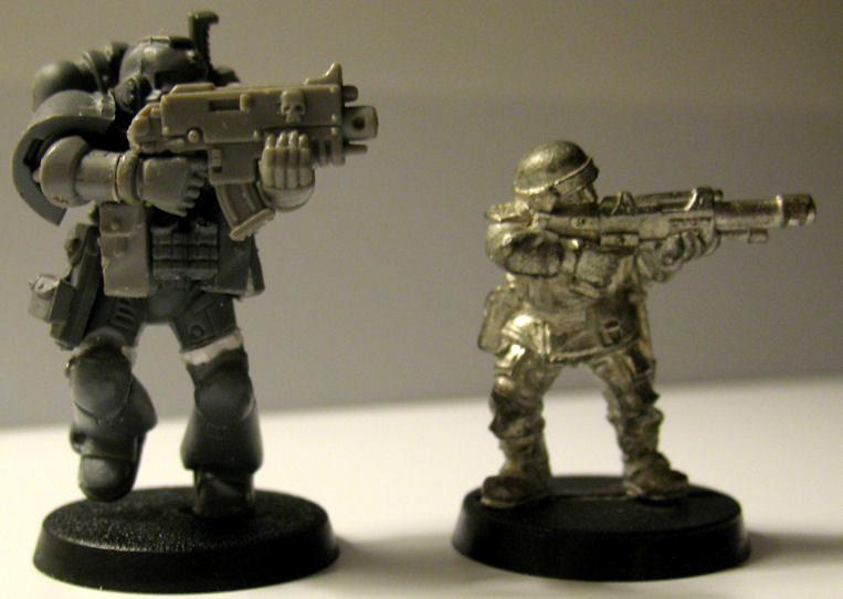 Space Marines, True Scale