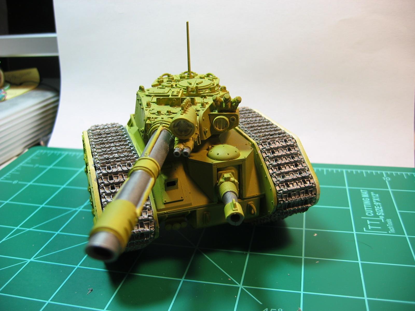 Imperial Guard, Leman Russ, Tank Track, Vanquisher, Work In Progress