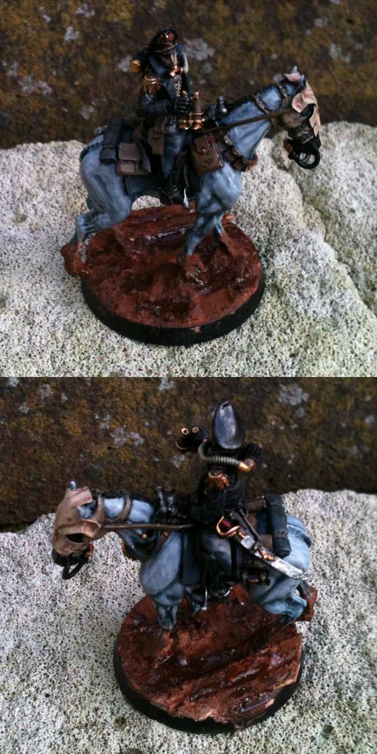 Death Korp Krieg, Imperial Guard, Mounted, Mud, Rough Riders