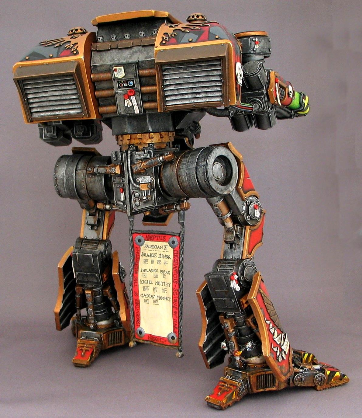 Mars, Titan, warhound titan back