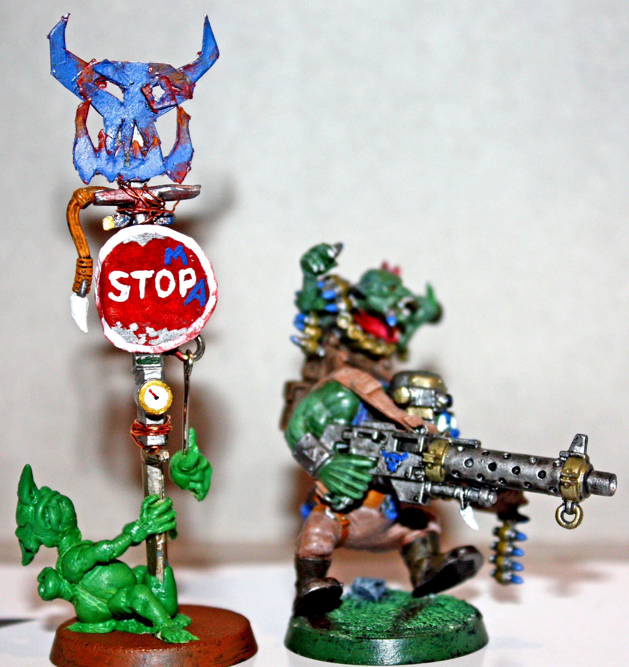 Big Shoota, Bigshoota, Convertion, Dakka Dakka, Deathskulls, Greenstuf, Gretchin, Grots, Orks, Snotling