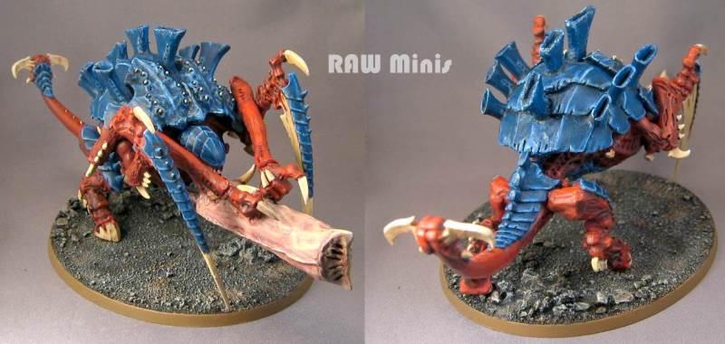 Conversion, Greenstuff, Monstrous Creature, Painting, Tyranids, Tyrannofex, Warhammer 40,000