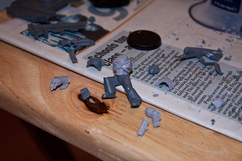 Great Marine Swap, Red Scorpions, Space Marines, Work In Progress