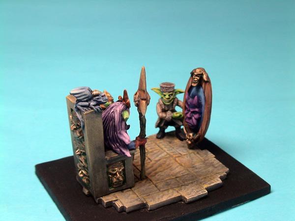 Diorama, Goblin Queen, Warhammer Fantasy