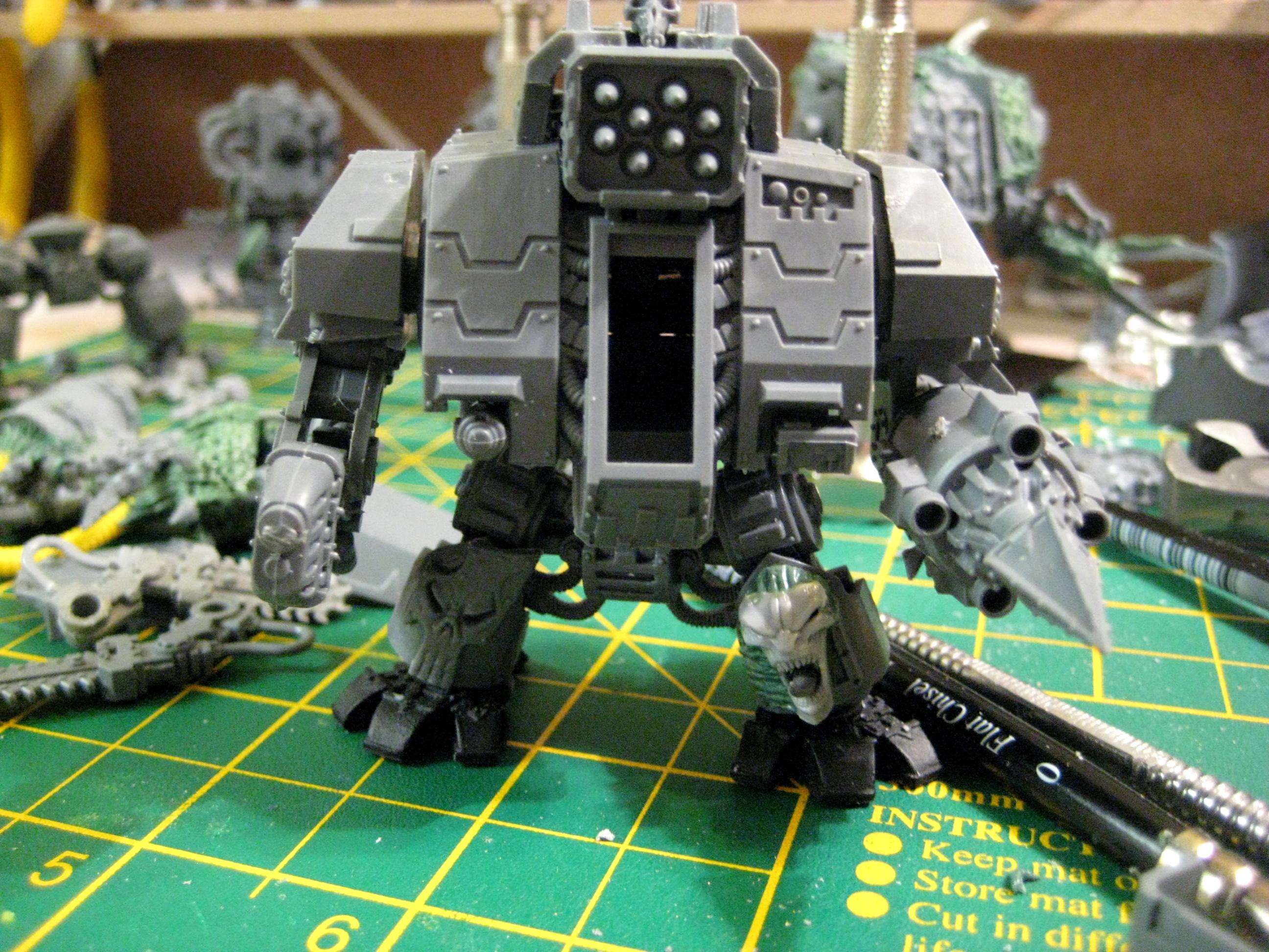 Chaos, Dreadnough, Dreadnought, Iron Warriors, Work In Progress